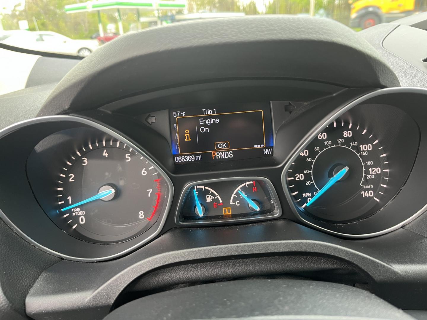 2017 Orange /Black Ford Escape S FWD (1FMCU0F7XHU) with an 2.5L I4 DOHC 16V engine, Automatic transmission, located at 11115 Chardon Rd. , Chardon, OH, 44024, (440) 214-9705, 41.580246, -81.241943 - Photo#21