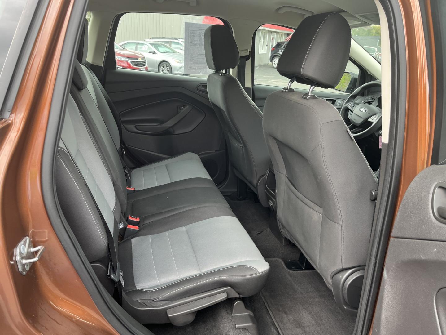 2017 Orange /Black Ford Escape S FWD (1FMCU0F7XHU) with an 2.5L I4 DOHC 16V engine, Automatic transmission, located at 11115 Chardon Rd. , Chardon, OH, 44024, (440) 214-9705, 41.580246, -81.241943 - Photo#31