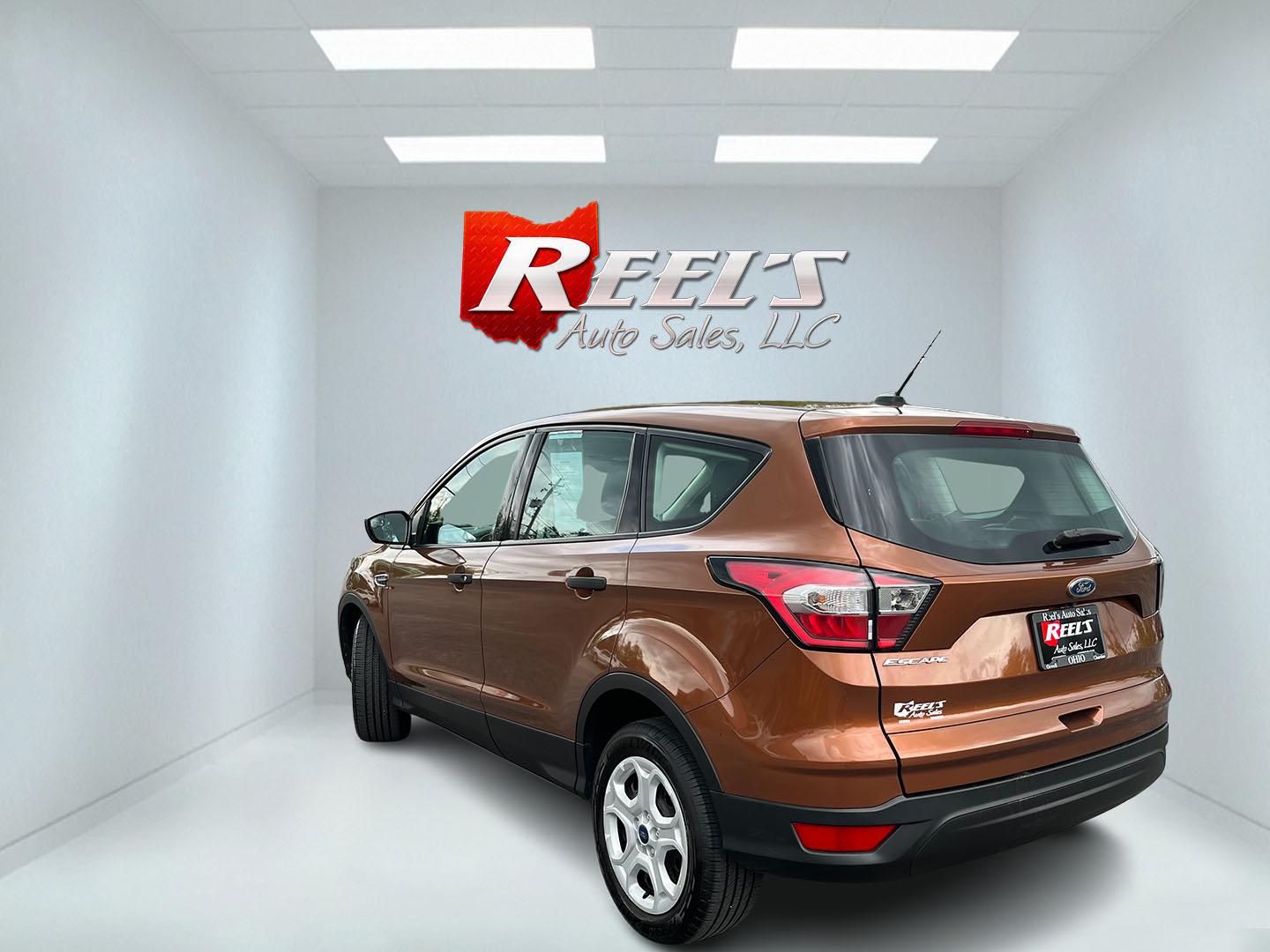 2017 Orange /Black Ford Escape S FWD (1FMCU0F7XHU) with an 2.5L I4 DOHC 16V engine, Automatic transmission, located at 11115 Chardon Rd. , Chardon, OH, 44024, (440) 214-9705, 41.580246, -81.241943 - Photo#9