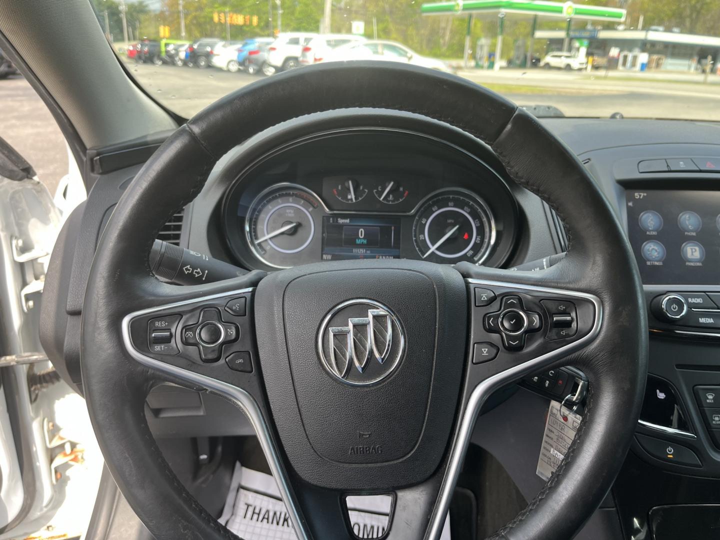 2016 White /Black Buick Regal Turbo FWD (2G4GK5EX1G9) with an 2.0L I4 DOHC 16V TURBO engine, Automatic transmission, located at 547 E. Main St., Orwell, OH, 44076, (440) 437-5893, 41.535435, -80.847855 - 2016 Buick Regal Turbo – Sporty Luxury Sedan with Turbo Power and Premium Comfort! This 2016 Buick Regal Turbo is a refined and fun-to-drive midsize sedan that offers a great blend of performance, luxury, and efficiency. Powered by a responsive 2.0L Turbocharged EcoTec I4 engine paired with a smo - Photo#20