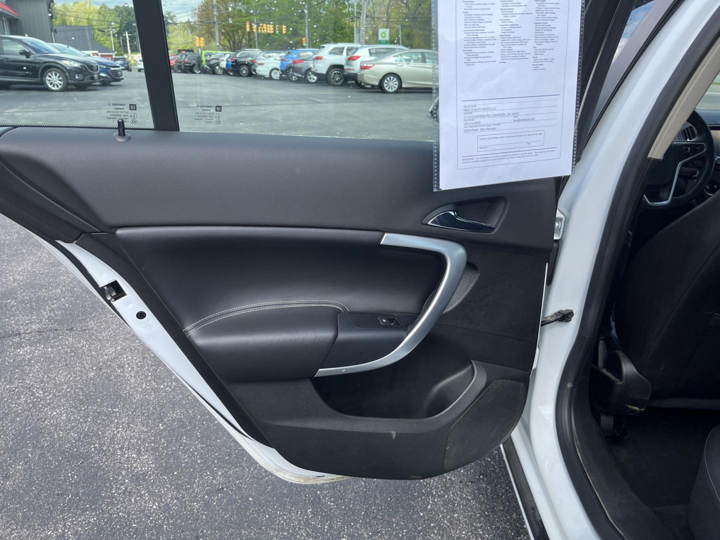2016 White /Black Buick Regal Turbo FWD (2G4GK5EX1G9) with an 2.0L I4 DOHC 16V TURBO engine, Automatic transmission, located at 547 E. Main St., Orwell, OH, 44076, (440) 437-5893, 41.535435, -80.847855 - 2016 Buick Regal Turbo – Sporty Luxury Sedan with Turbo Power and Premium Comfort! This 2016 Buick Regal Turbo is a refined and fun-to-drive midsize sedan that offers a great blend of performance, luxury, and efficiency. Powered by a responsive 2.0L Turbocharged EcoTec I4 engine paired with a smo - Photo#30