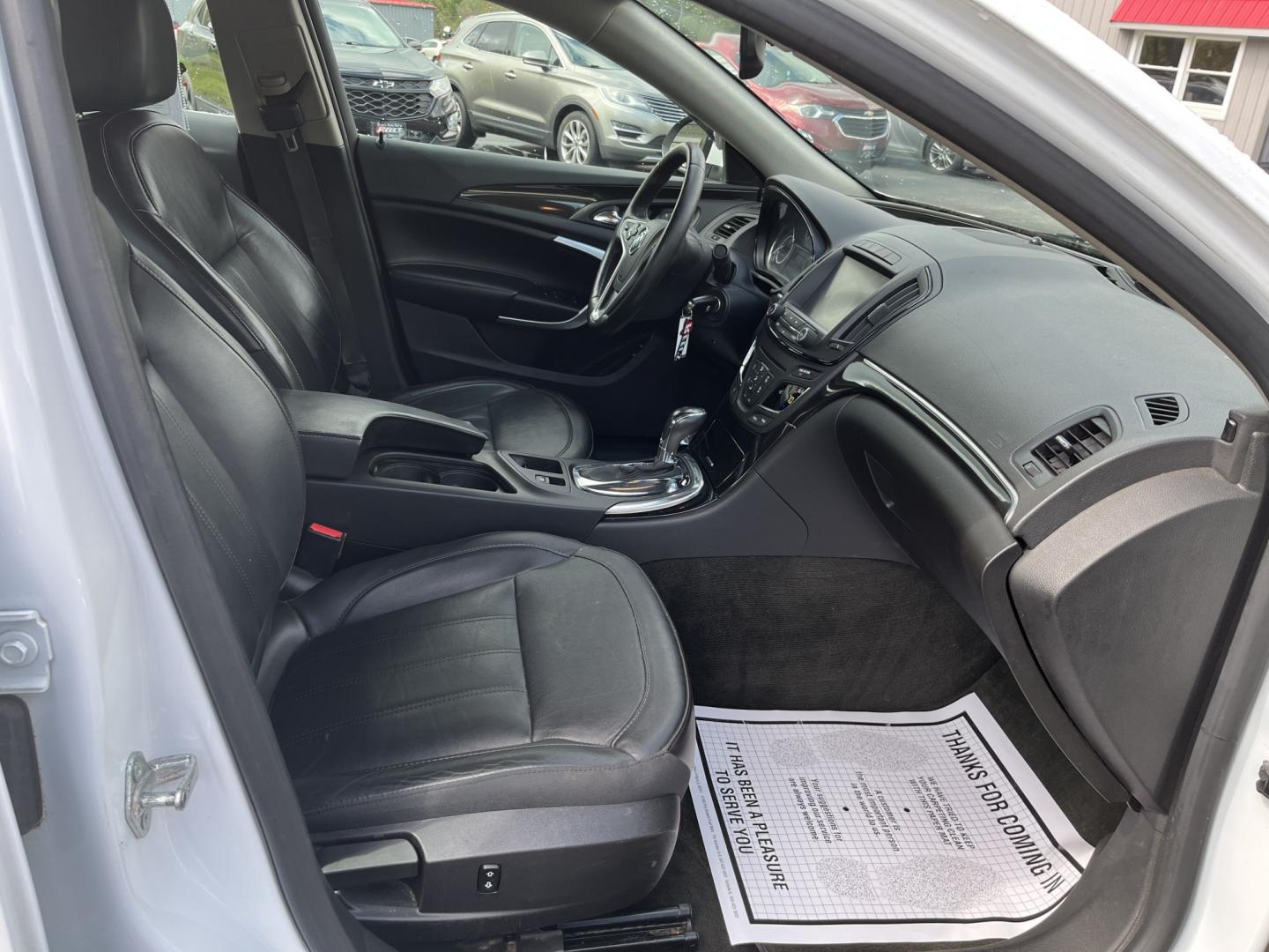 2016 White /Black Buick Regal Turbo FWD (2G4GK5EX1G9) with an 2.0L I4 DOHC 16V TURBO engine, Automatic transmission, located at 547 E. Main St., Orwell, OH, 44076, (440) 437-5893, 41.535435, -80.847855 - 2016 Buick Regal Turbo – Sporty Luxury Sedan with Turbo Power and Premium Comfort! This 2016 Buick Regal Turbo is a refined and fun-to-drive midsize sedan that offers a great blend of performance, luxury, and efficiency. Powered by a responsive 2.0L Turbocharged EcoTec I4 engine paired with a smo - Photo#35