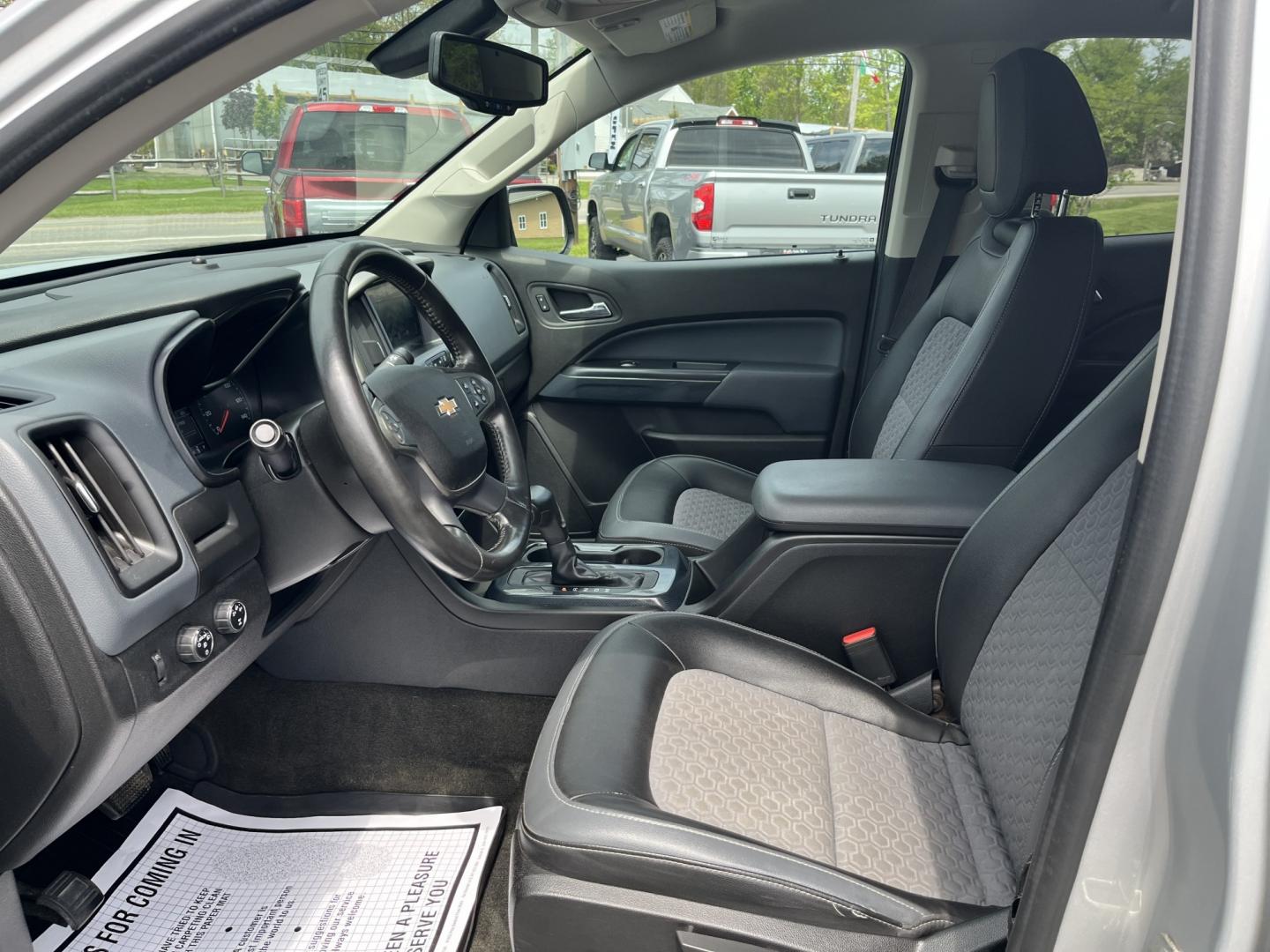 2015 Silver /Black Chevrolet Colorado Z71 Crew Cab 4WD Long Box (1GCGTCE3XF1) with an 3.6L V6 DOHC 24V GAS engine, Automatic transmission, located at 11115 Chardon Rd. , Chardon, OH, 44024, (440) 214-9705, 41.580246, -81.241943 - 2015 Chevrolet Colorado Z71 Crew Cab 4WD – Rugged Off-Road Capability with Fresh Tires and Strong Towing Power! This 2015 Chevrolet Colorado Z71 Crew Cab 4WD is a tough, capable midsize truck that’s ready for work, trails, or weekend adventures. Powered by a strong 3.6L V6 engine paired with a - Photo#16