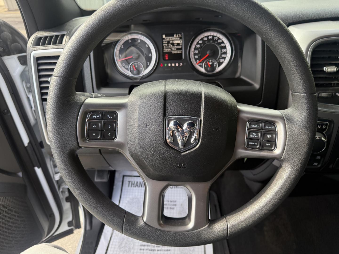 2021 White /Black RAM 1500 Classic Warlock Quad Cab 4WD (1C6RR7GT7MS) with an 5.7L V8 OHV 16V engine, Automatic transmission, located at 547 E. Main St., Orwell, OH, 44076, (440) 437-5893, 41.535435, -80.847855 - 2021 Ram 1500 Classic Warlock Quad Cab 4WD – Factory Lifted HEMI Truck with Fresh Service and Aggressive Styling! This 2021 Ram 1500 Classic Warlock Quad Cab 4WD is a tough, standout truck with factory lift and recent service work. Powered by the legendary 5.7L HEMI V8 engine paired with an 8-spe - Photo#12