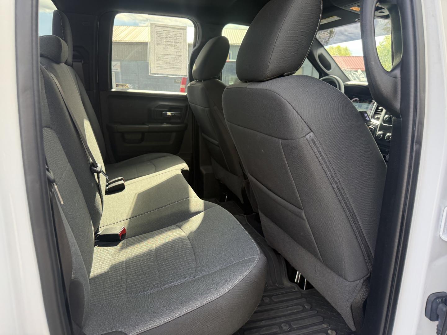 2021 White /Black RAM 1500 Classic Warlock Quad Cab 4WD (1C6RR7GT7MS) with an 5.7L V8 OHV 16V engine, Automatic transmission, located at 547 E. Main St., Orwell, OH, 44076, (440) 437-5893, 41.535435, -80.847855 - 2021 Ram 1500 Classic Warlock Quad Cab 4WD – Factory Lifted HEMI Truck with Fresh Service and Aggressive Styling! This 2021 Ram 1500 Classic Warlock Quad Cab 4WD is a tough, standout truck with factory lift and recent service work. Powered by the legendary 5.7L HEMI V8 engine paired with an 8-spe - Photo#30