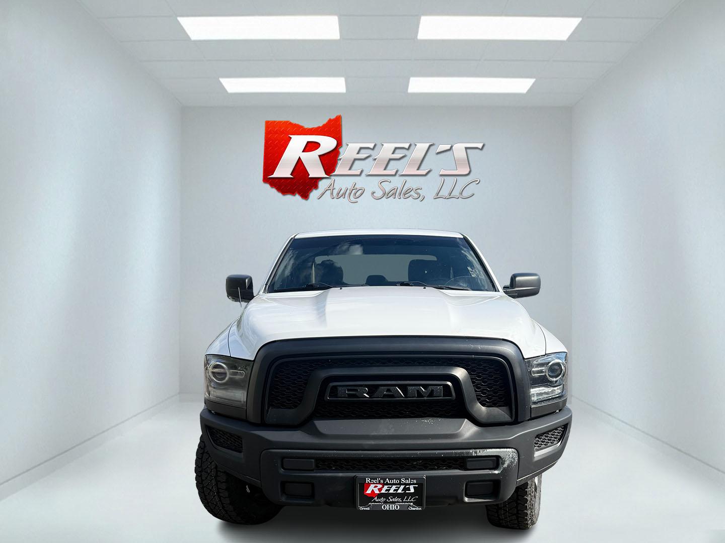 2021 White /Black RAM 1500 Classic Warlock Quad Cab 4WD (1C6RR7GT7MS) with an 5.7L V8 OHV 16V engine, Automatic transmission, located at 547 E. Main St., Orwell, OH, 44076, (440) 437-5893, 41.535435, -80.847855 - 2021 Ram 1500 Classic Warlock Quad Cab 4WD – Factory Lifted HEMI Truck with Fresh Service and Aggressive Styling! This 2021 Ram 1500 Classic Warlock Quad Cab 4WD is a tough, standout truck with factory lift and recent service work. Powered by the legendary 5.7L HEMI V8 engine paired with an 8-spe - Photo#1