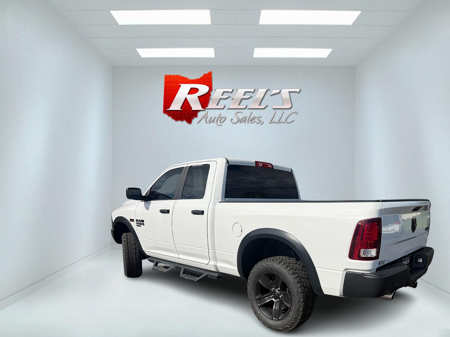 2021 White /Black RAM 1500 Classic Warlock Quad Cab 4WD (1C6RR7GT7MS) with an 5.7L V8 OHV 16V engine, Automatic transmission, located at 547 E. Main St., Orwell, OH, 44076, (440) 437-5893, 41.535435, -80.847855 - 2021 Ram 1500 Classic Warlock Quad Cab 4WD – Factory Lifted HEMI Truck with Fresh Service and Aggressive Styling! This 2021 Ram 1500 Classic Warlock Quad Cab 4WD is a tough, standout truck with factory lift and recent service work. Powered by the legendary 5.7L HEMI V8 engine paired with an 8-spe - Photo#24