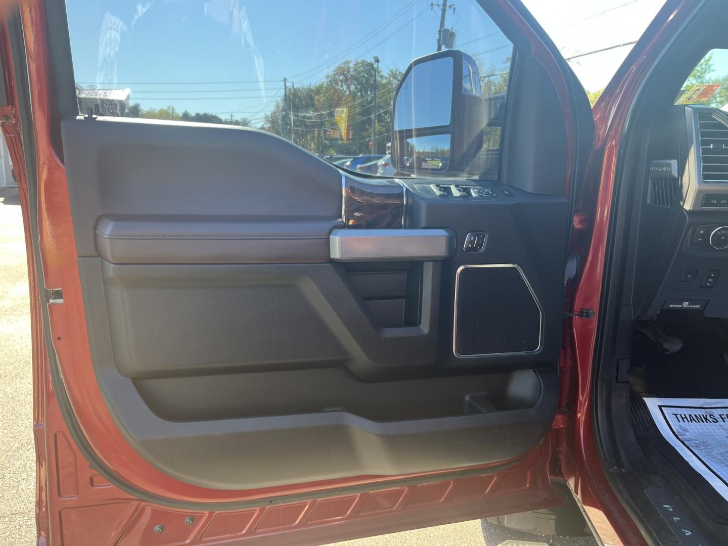 2017 Red /Black Ford F-250 SD Platinum Crew Cab 4WD (1FT7W2B65HE) with an 6.2L V8 OHV 16V engine, Automatic transmission, located at 11115 Chardon Rd. , Chardon, OH, 44024, (440) 214-9705, 41.580246, -81.241943 - 2017 Ford F-250 Super Duty Platinum Crew Cab 4WD – Loaded Luxury Heavy-Duty Truck with Massive Towing Power! This 2017 Ford F-250 Super Duty Platinum Crew Cab 4WD is a top-of-the-line heavy-duty truck that combines western luxury with serious work capability. Powered by the strong 6.2L V8 engine - Photo#14