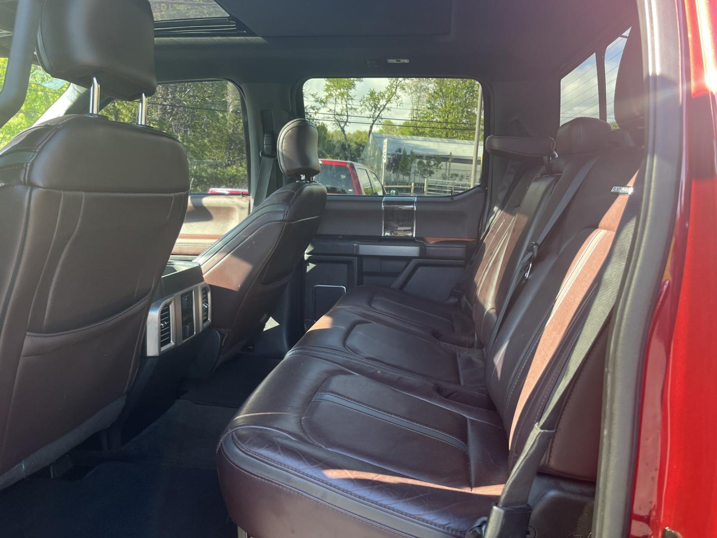 2017 Red /Black Ford F-250 SD Platinum Crew Cab 4WD (1FT7W2B65HE) with an 6.2L V8 OHV 16V engine, Automatic transmission, located at 11115 Chardon Rd. , Chardon, OH, 44024, (440) 214-9705, 41.580246, -81.241943 - 2017 Ford F-250 Super Duty Platinum Crew Cab 4WD – Loaded Luxury Heavy-Duty Truck with Massive Towing Power! This 2017 Ford F-250 Super Duty Platinum Crew Cab 4WD is a top-of-the-line heavy-duty truck that combines western luxury with serious work capability. Powered by the strong 6.2L V8 engine - Photo#32