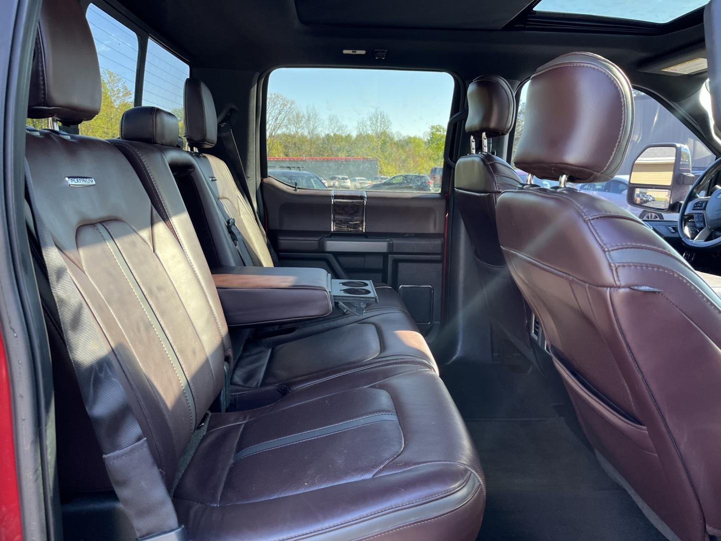 2017 Red /Black Ford F-250 SD Platinum Crew Cab 4WD (1FT7W2B65HE) with an 6.2L V8 OHV 16V engine, Automatic transmission, located at 11115 Chardon Rd. , Chardon, OH, 44024, (440) 214-9705, 41.580246, -81.241943 - 2017 Ford F-250 Super Duty Platinum Crew Cab 4WD – Loaded Luxury Heavy-Duty Truck with Massive Towing Power! This 2017 Ford F-250 Super Duty Platinum Crew Cab 4WD is a top-of-the-line heavy-duty truck that combines western luxury with serious work capability. Powered by the strong 6.2L V8 engine - Photo#34