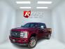 2017 Red /Black Ford F-250 SD Platinum Crew Cab 4WD (1FT7W2B65HE) with an 6.2L V8 OHV 16V engine, Automatic transmission, located at 11115 Chardon Rd. , Chardon, OH, 44024, (440) 214-9705, 41.580246, -81.241943 - 2017 Ford F-250 Super Duty Platinum Crew Cab 4WD – Loaded Luxury Heavy-Duty Truck with Massive Towing Power! This 2017 Ford F-250 Super Duty Platinum Crew Cab 4WD is a top-of-the-line heavy-duty truck that combines western luxury with serious work capability. Powered by the strong 6.2L V8 engine - Photo#0