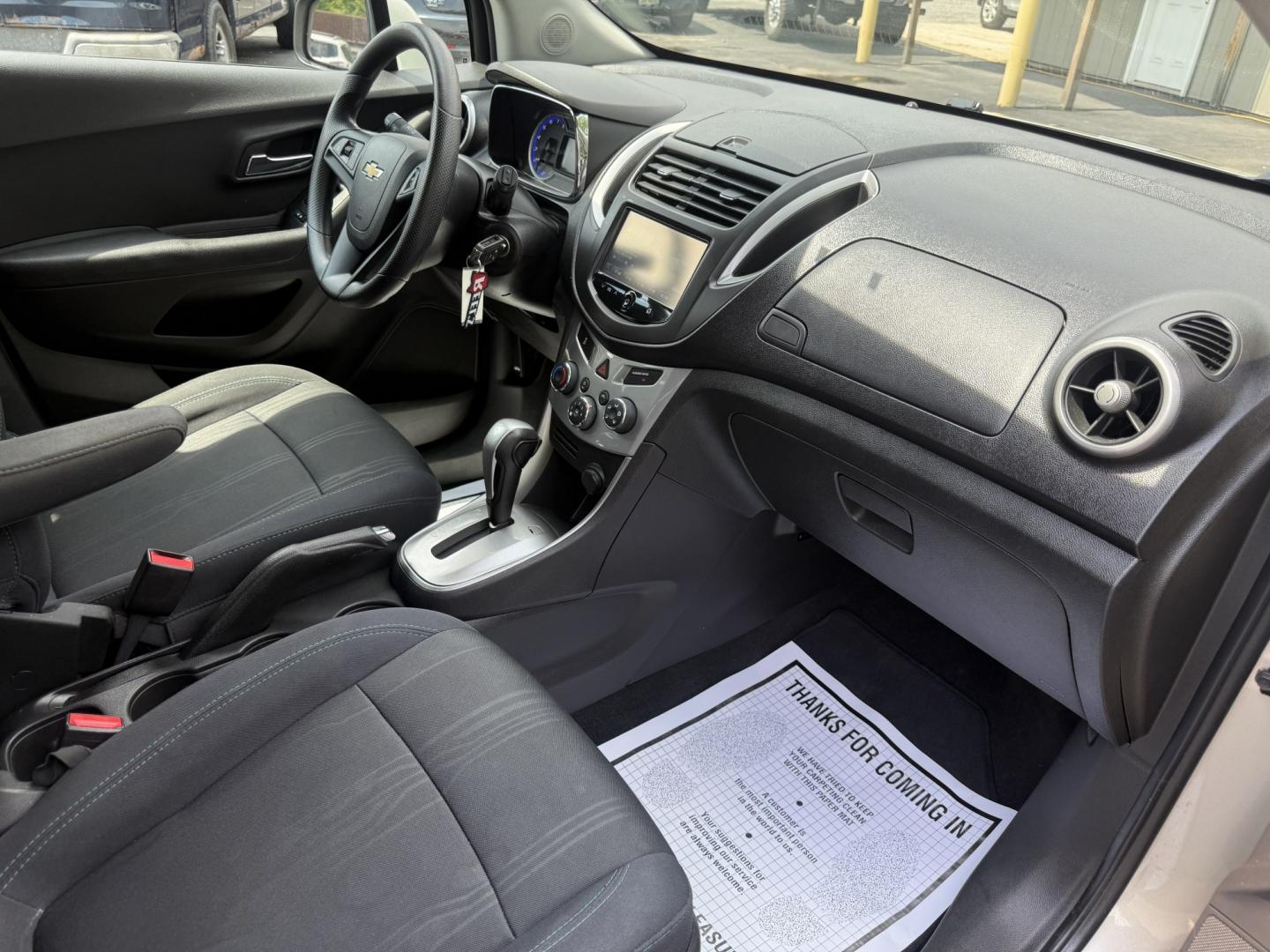 2016 Gold /Black Chevrolet Trax LT AWD (3GNCJPSB0GL) with an 1.4L I4 DOHC 16V TURBO engine, Automatic transmission, located at 547 E. Main St., Orwell, OH, 44076, (440) 437-5893, 41.535435, -80.847855 - 2016 Chevrolet Trax LT AWD – Turbo Efficiency, Fresh Service, and All-Weather Grip! This sharp 2016 Chevrolet Trax LT AWD is a compact, fuel-efficient crossover that’s easy to drive and ready to go. Powered by a peppy 1.4L Turbocharged EcoTec I4 engine paired with a smooth 6-speed automatic tra - Photo#37