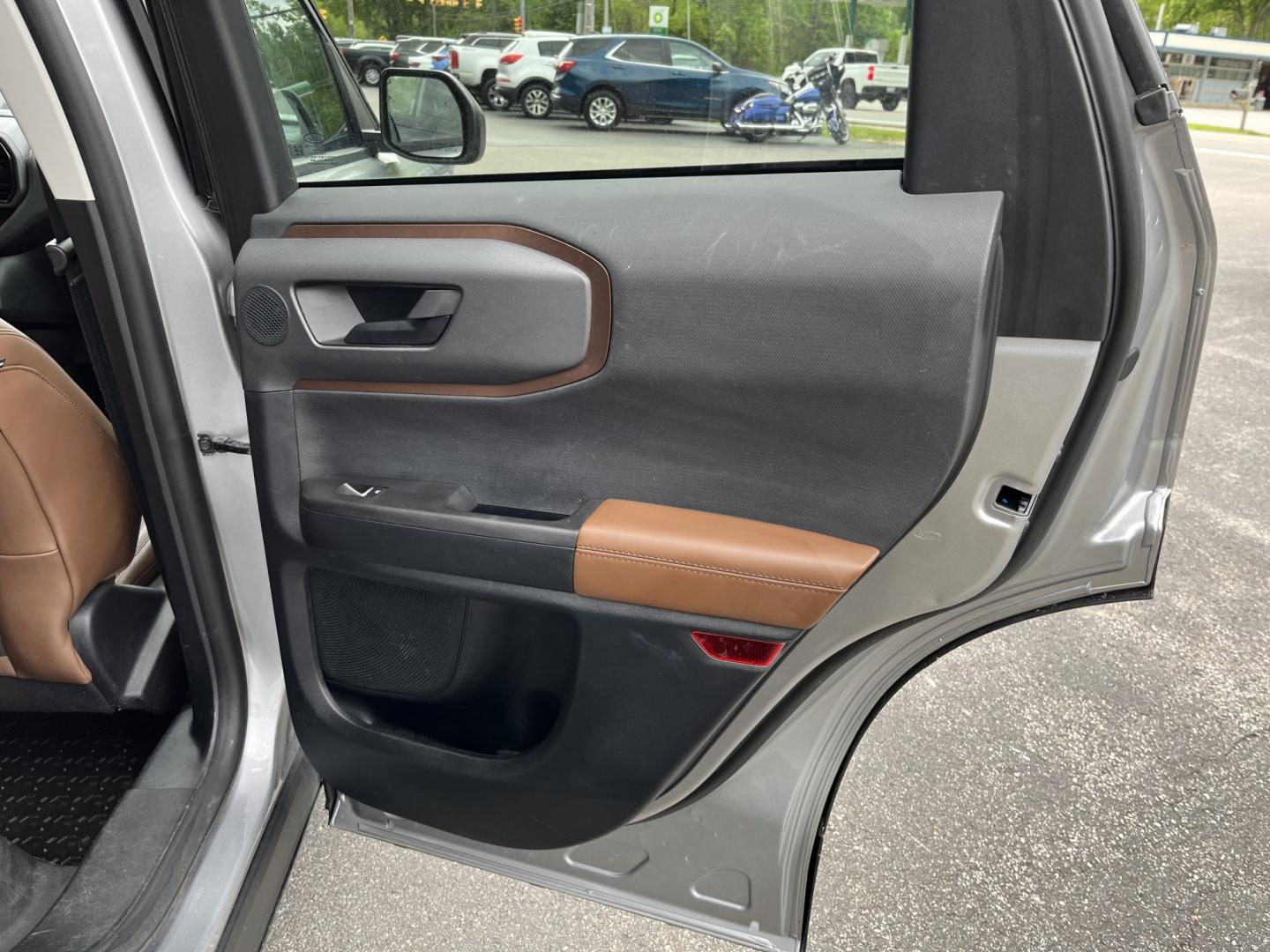 2022 Gray /Black Ford Bronco Sport Badlands (3FMCR9D99NR) with an 2.0L I4 DOHC 16V Turbo engine, Automatic transmission, located at 11115 Chardon Rd. , Chardon, OH, 44024, (440) 214-9705, 41.580246, -81.241943 - 2022 Ford Bronco Sport Badlands 4WD – Serious Off-Road Capability with Premium Comfort! This 2022 Ford Bronco Sport Badlands 4WD is a rugged, adventure-ready compact SUV that’s loaded with capability and modern features. Powered by a strong 2.0L I4 Turbocharged EcoBoost engine paired with a smo - Photo#32