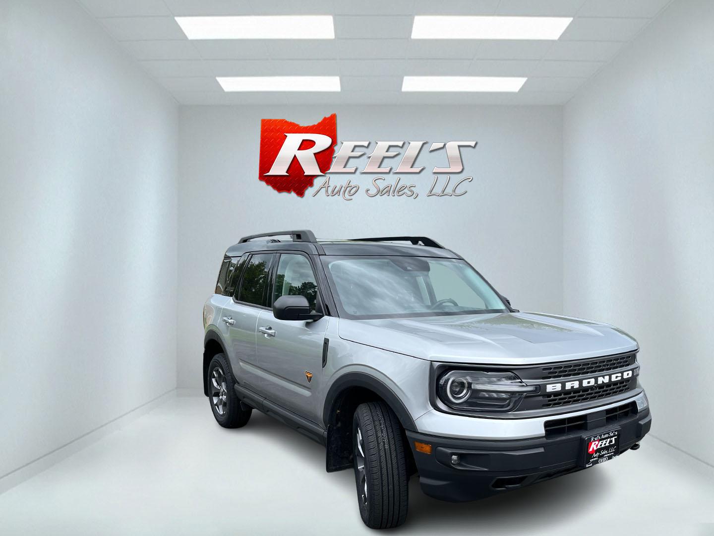 2022 Gray /Black Ford Bronco Sport Badlands (3FMCR9D99NR) with an 2.0L I4 DOHC 16V Turbo engine, Automatic transmission, located at 11115 Chardon Rd. , Chardon, OH, 44024, (440) 214-9705, 41.580246, -81.241943 - 2022 Ford Bronco Sport Badlands 4WD – Serious Off-Road Capability with Premium Comfort! This 2022 Ford Bronco Sport Badlands 4WD is a rugged, adventure-ready compact SUV that’s loaded with capability and modern features. Powered by a strong 2.0L I4 Turbocharged EcoBoost engine paired with a smo - Photo#2