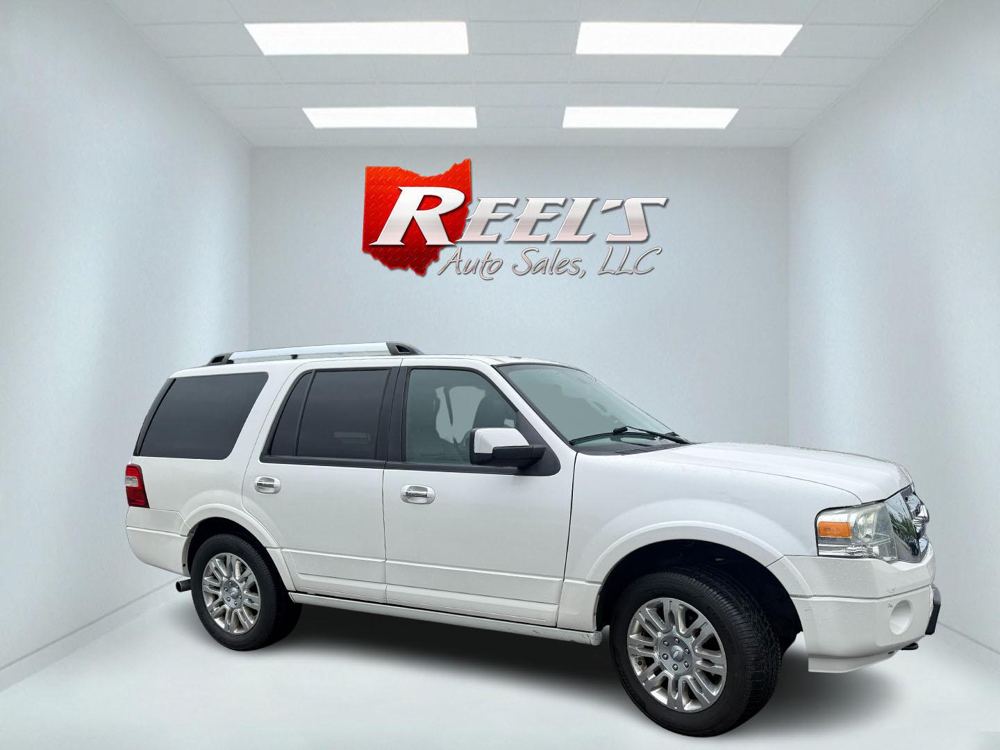 2013 White /Black Ford Expedition Limited 4WD (1FMJU2A55DE) with an 5.4L V8 SOHC 16V FFV engine, Automatic transmission, located at 547 E. Main St., Orwell, OH, 44076, (440) 437-5893, 41.535435, -80.847855 - 2013 Ford Expedition Limited 4WD – Full-Size Luxury SUV with Massive Towing Power and Premium Features! This 2013 Ford Expedition Limited 4WD is a loaded, commanding full-size SUV that offers serious capability and upscale comfort for the whole family. Powered by the strong 5.4L Triton V8 engine- Photo#3