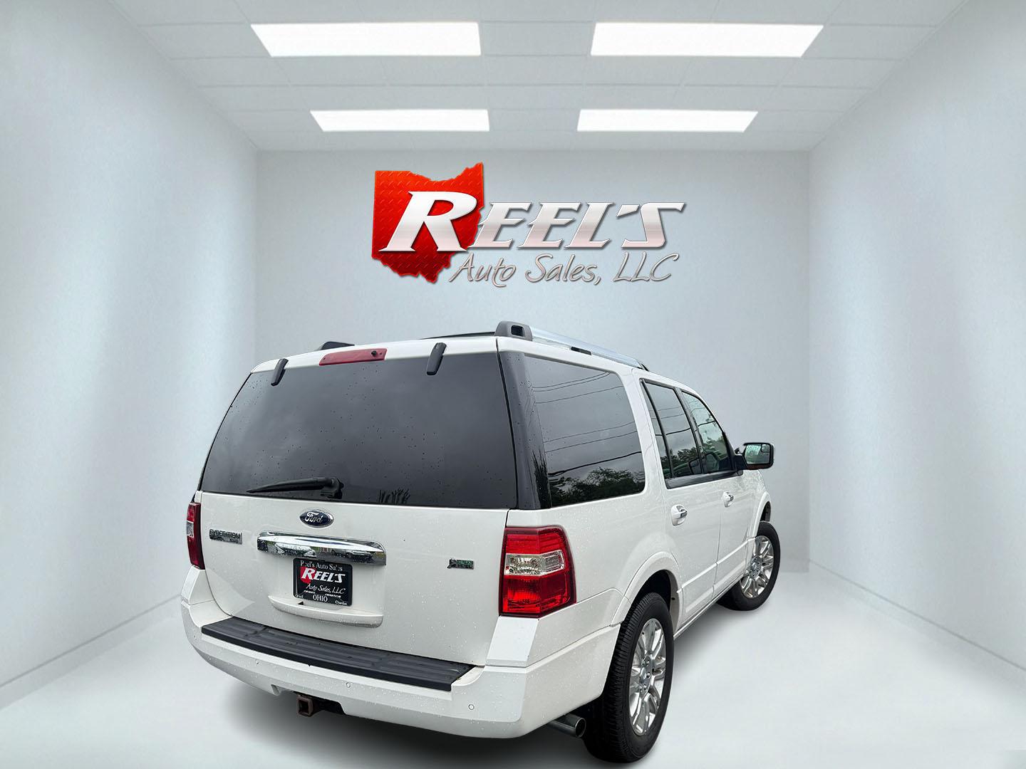 2013 White /Black Ford Expedition Limited 4WD (1FMJU2A55DE) with an 5.4L V8 SOHC 16V FFV engine, Automatic transmission, located at 547 E. Main St., Orwell, OH, 44076, (440) 437-5893, 41.535435, -80.847855 - 2013 Ford Expedition Limited 4WD – Full-Size Luxury SUV with Massive Towing Power and Premium Features! This 2013 Ford Expedition Limited 4WD is a loaded, commanding full-size SUV that offers serious capability and upscale comfort for the whole family. Powered by the strong 5.4L Triton V8 engine- Photo#36