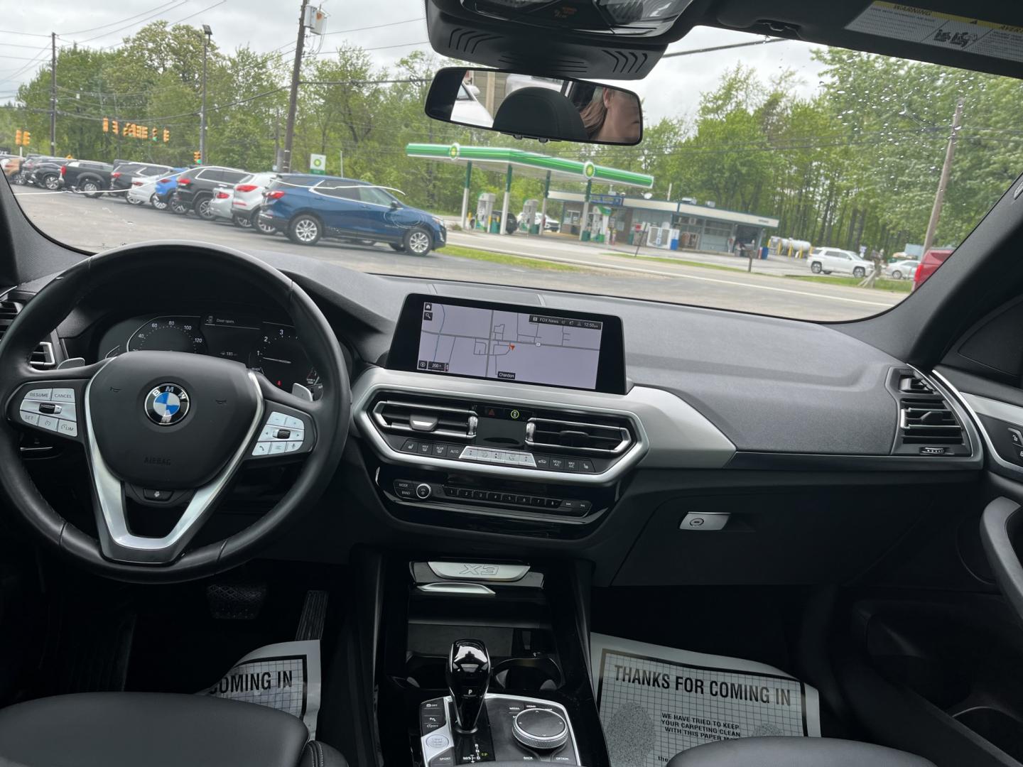 2022 White /Black BMW X3 xDrive30i (5UX53DP02N9) with an 2.0L I4 DOHC 16V Turbo engine, Automatic transmission, located at 11115 Chardon Rd. , Chardon, OH, 44024, (440) 214-9705, 41.580246, -81.241943 - 2022 BMW X3 xDrive30i – Premium Compact Luxury SUV with Turbo Power and Alpine White Style! This 2022 BMW X3 xDrive30i is a refined and sporty luxury crossover that offers the perfect balance of performance, comfort, and versatility. Powered by a responsive 2.0L Turbocharged I4 engine paired with - Photo#34