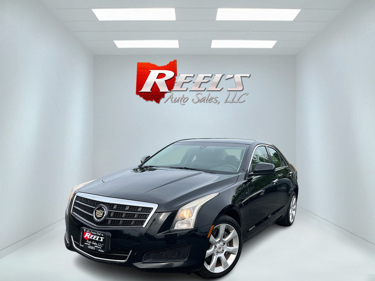 2014 Black /Black Cadillac ATS 2.0L Base AWD (1G6AG5RX5E0) with an 2.0L I4 DOHC 16V TURBO engine, Automatic transmission, located at 11115 Chardon Rd. , Chardon, OH, 44024, (440) 214-9705, 41.580246, -81.241943 - 2014 Cadillac ATS AWD – Sporty Luxury Sedan with Turbo Power and Premium Refinement! This 2014 Cadillac ATS AWD is a sharp, performance-oriented luxury sedan that delivers an engaging drive with upscale comfort. Powered by a responsive 2.0L Turbocharged I4 engine paired with a smooth 6-speed auto - Photo#0