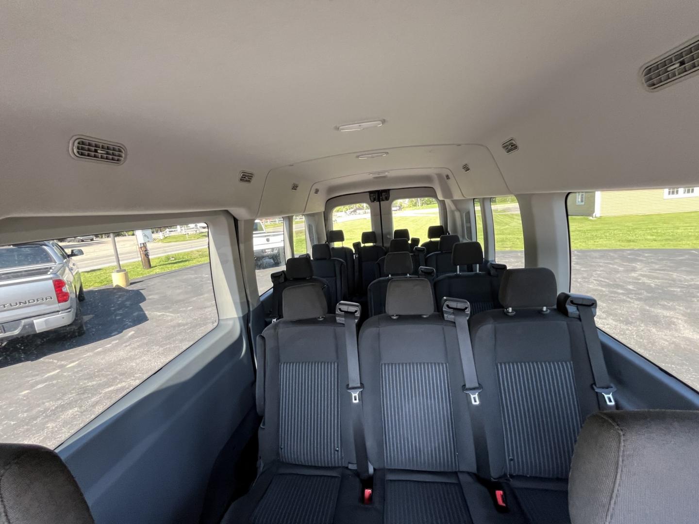 2018 Black /Black Ford Transit 350 Wagon Med. Roof XLT w/Sliding Pass. 148-in. WB (1FBAX2CG5JK) with an 3.5L V6 DOHC 24V TWIN TURBO engine, Automatic transmission, located at 11115 Chardon Rd. , Chardon, OH, 44024, (440) 214-9705, 41.580246, -81.241943 - 2018 Ford Transit 350 Medium Roof Passenger Van – 15-Passenger Capacity with Twin-Turbo Power and Modern Upgrades! This 2018 Ford Transit 350 Medium Roof is a versatile and capable 15-passenger van that’s perfect for large families, church groups, shuttling, or business use. Powered by the stron - Photo#27