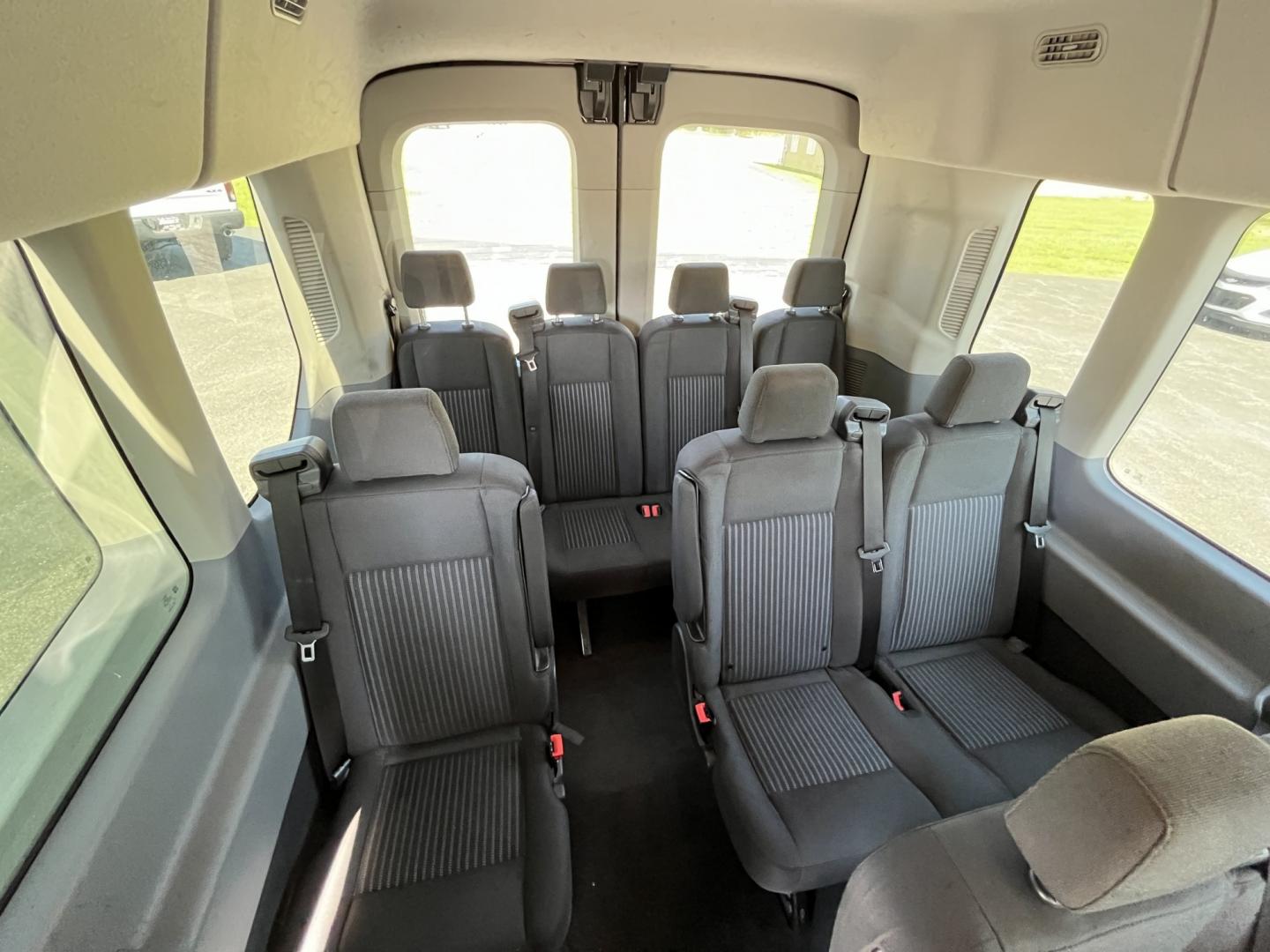 2018 Black /Black Ford Transit 350 Wagon Med. Roof XLT w/Sliding Pass. 148-in. WB (1FBAX2CG5JK) with an 3.5L V6 DOHC 24V TWIN TURBO engine, Automatic transmission, located at 11115 Chardon Rd. , Chardon, OH, 44024, (440) 214-9705, 41.580246, -81.241943 - 2018 Ford Transit 350 Medium Roof Passenger Van – 15-Passenger Capacity with Twin-Turbo Power and Modern Upgrades! This 2018 Ford Transit 350 Medium Roof is a versatile and capable 15-passenger van that’s perfect for large families, church groups, shuttling, or business use. Powered by the stron - Photo#30