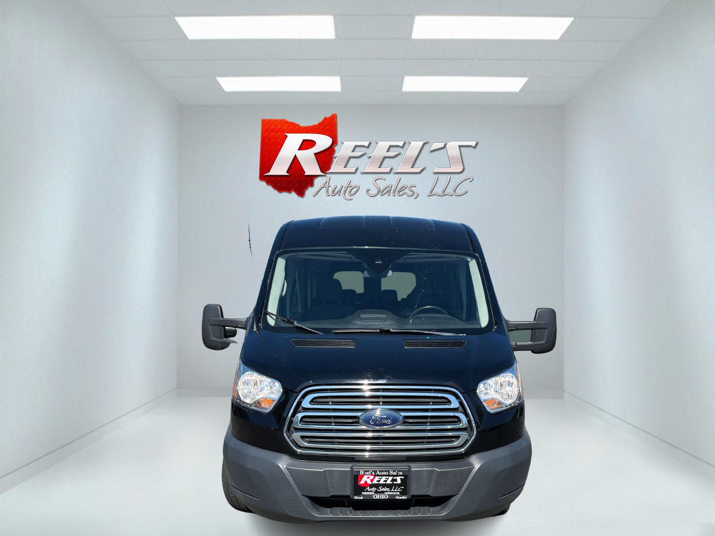 2018 Black /Black Ford Transit 350 Wagon Med. Roof XLT w/Sliding Pass. 148-in. WB (1FBAX2CG5JK) with an 3.5L V6 DOHC 24V TWIN TURBO engine, Automatic transmission, located at 11115 Chardon Rd. , Chardon, OH, 44024, (440) 214-9705, 41.580246, -81.241943 - 2018 Ford Transit 350 Medium Roof Passenger Van – 15-Passenger Capacity with Twin-Turbo Power and Modern Upgrades! This 2018 Ford Transit 350 Medium Roof is a versatile and capable 15-passenger van that’s perfect for large families, church groups, shuttling, or business use. Powered by the stron - Photo#1