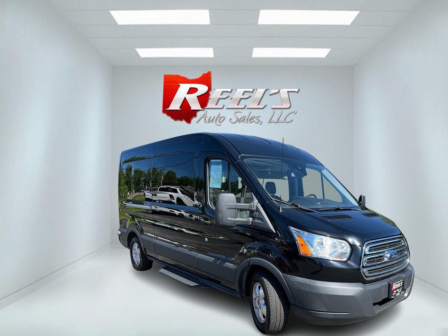 2018 Black /Black Ford Transit 350 Wagon Med. Roof XLT w/Sliding Pass. 148-in. WB (1FBAX2CG5JK) with an 3.5L V6 DOHC 24V TWIN TURBO engine, Automatic transmission, located at 11115 Chardon Rd. , Chardon, OH, 44024, (440) 214-9705, 41.580246, -81.241943 - 2018 Ford Transit 350 Medium Roof Passenger Van – 15-Passenger Capacity with Twin-Turbo Power and Modern Upgrades! This 2018 Ford Transit 350 Medium Roof is a versatile and capable 15-passenger van that’s perfect for large families, church groups, shuttling, or business use. Powered by the stron - Photo#2