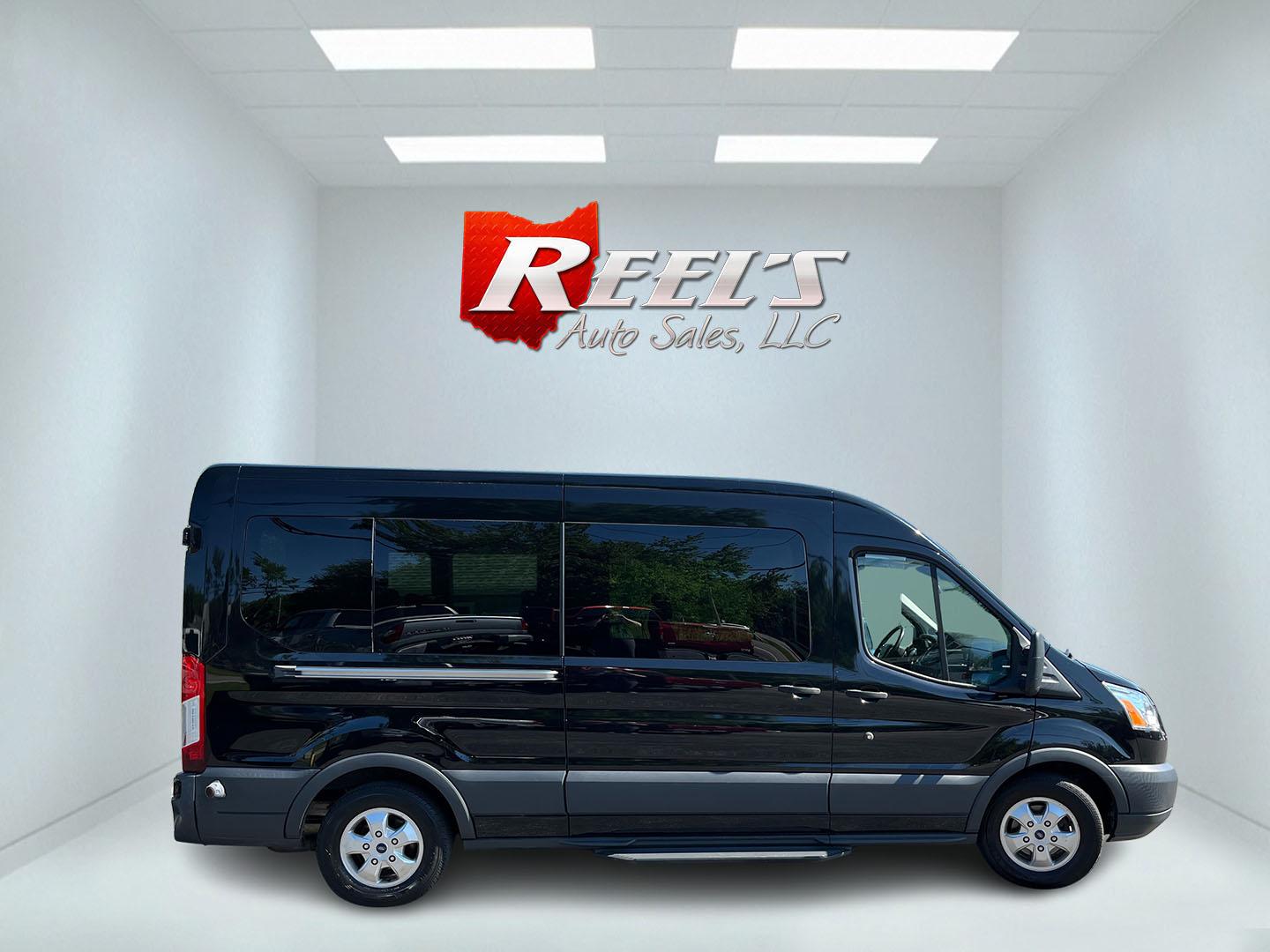 2018 Black /Black Ford Transit 350 Wagon Med. Roof XLT w/Sliding Pass. 148-in. WB (1FBAX2CG5JK) with an 3.5L V6 DOHC 24V TWIN TURBO engine, Automatic transmission, located at 11115 Chardon Rd. , Chardon, OH, 44024, (440) 214-9705, 41.580246, -81.241943 - 2018 Ford Transit 350 Medium Roof Passenger Van – 15-Passenger Capacity with Twin-Turbo Power and Modern Upgrades! This 2018 Ford Transit 350 Medium Roof is a versatile and capable 15-passenger van that’s perfect for large families, church groups, shuttling, or business use. Powered by the stron - Photo#5