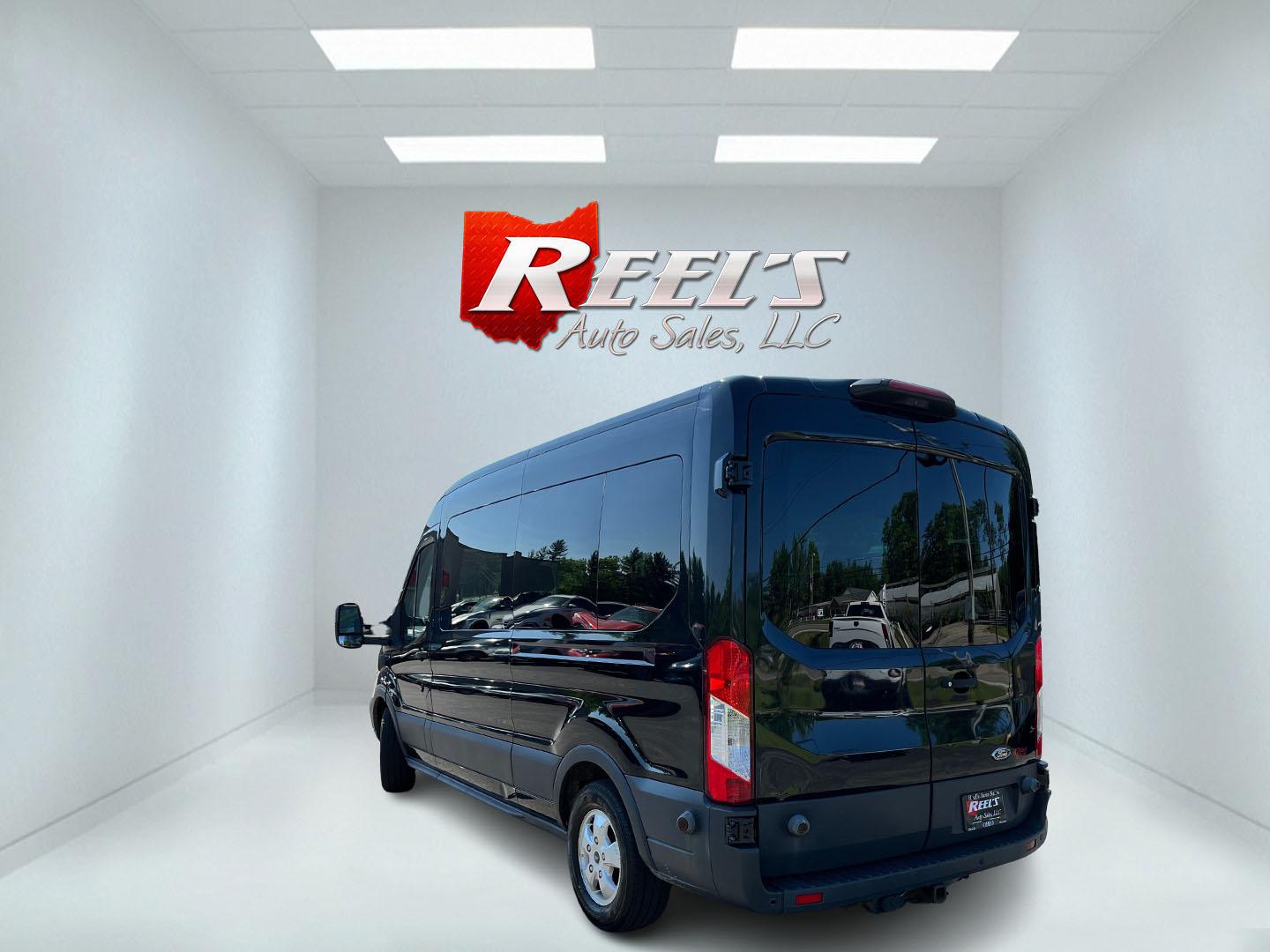 2018 Black /Black Ford Transit 350 Wagon Med. Roof XLT w/Sliding Pass. 148-in. WB (1FBAX2CG5JK) with an 3.5L V6 DOHC 24V TWIN TURBO engine, Automatic transmission, located at 11115 Chardon Rd. , Chardon, OH, 44024, (440) 214-9705, 41.580246, -81.241943 - 2018 Ford Transit 350 Medium Roof Passenger Van – 15-Passenger Capacity with Twin-Turbo Power and Modern Upgrades! This 2018 Ford Transit 350 Medium Roof is a versatile and capable 15-passenger van that’s perfect for large families, church groups, shuttling, or business use. Powered by the stron - Photo#9