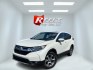 2018 White /Gray Honda CR-V EX AWD (2HKRW2H57JH) with an 1.5L I4 16V DOHC TURBO engine, Automatic transmission, located at 11115 Chardon Rd. , Chardon, OH, 44024, (440) 214-9705, 41.580246, -81.241943 - 2018 Honda CR-V EX AWD – Efficient Compact SUV with Everyday Comfort and Confidence If you want a compact SUV that balances efficiency, comfort, and all-weather capability, this 2018 Honda CR-V EX AWD is a practical choice. The 1.5L Turbocharged engine delivers responsive power and a strong 33 MP- Photo#0