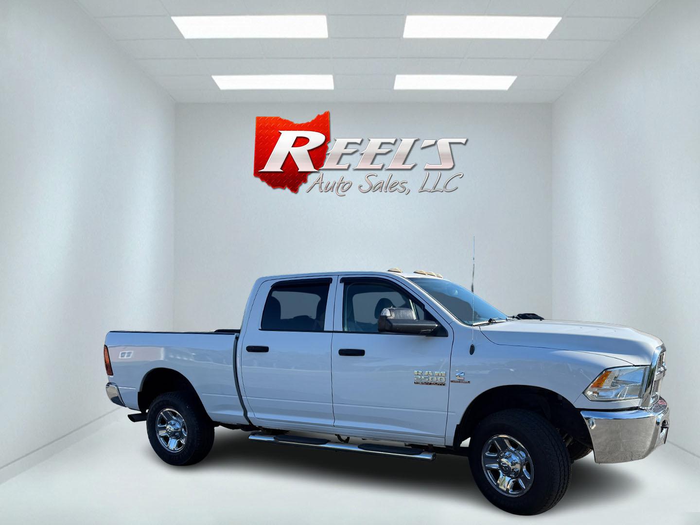 2017 White /Black RAM 2500 Tradesman Crew Cab SWB 4WD (3C6UR5CL3HG) with an 6.7L I6 OHV 24V TURBO DIESEL engine, Automatic transmission, located at 11115 Chardon Rd. , Chardon, OH, 44024, (440) 214-9705, 41.580246, -81.241943 - 2017 Ram 2500 Tradesman Crew Cab 4WD Cummins – Heavy-Duty Diesel Power with Snow Chief Package and Massive Towing Capacity! This 2017 Ram 2500 Tradesman Crew Cab 4WD is a serious work truck built for tough jobs and harsh winters. Powered by the legendary 6.7L Cummins I6 Turbo Diesel engine paired - Photo#3