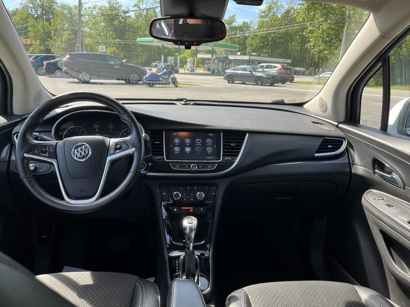 2017 White /Black Buick Encore Preferred FWD (KL4CJASB1HB) with an 1.4L I4 DOHC 16V TURBO engine, Automatic transmission, located at 547 E. Main St., Orwell, OH, 44076, (440) 437-5893, 41.535435, -80.847855 - 2017 Buick Encore Preferred FWD – Efficient Turbo Luxury in Summit White! This sharp 2017 Buick Encore Preferred FWD is a premium compact crossover that offers upscale comfort and excellent fuel efficiency. Powered by a peppy 1.4L Turbocharged EcoTec I4 engine paired with a smooth 6-speed automat - Photo#30