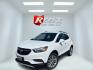 2017 White /Black Buick Encore Preferred FWD (KL4CJASB1HB) with an 1.4L I4 DOHC 16V TURBO engine, Automatic transmission, located at 547 E. Main St., Orwell, OH, 44076, (440) 437-5893, 41.535435, -80.847855 - 2017 Buick Encore Preferred FWD – Efficient Turbo Luxury in Summit White! This sharp 2017 Buick Encore Preferred FWD is a premium compact crossover that offers upscale comfort and excellent fuel efficiency. Powered by a peppy 1.4L Turbocharged EcoTec I4 engine paired with a smooth 6-speed automat - Photo#0