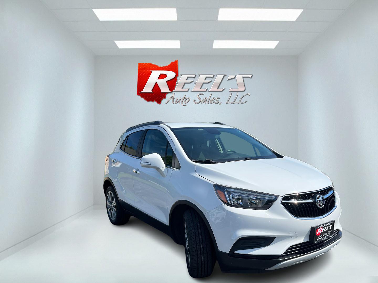 2017 White /Black Buick Encore Preferred FWD (KL4CJASB1HB) with an 1.4L I4 DOHC 16V TURBO engine, Automatic transmission, located at 547 E. Main St., Orwell, OH, 44076, (440) 437-5893, 41.535435, -80.847855 - 2017 Buick Encore Preferred FWD – Efficient Turbo Luxury in Summit White! This sharp 2017 Buick Encore Preferred FWD is a premium compact crossover that offers upscale comfort and excellent fuel efficiency. Powered by a peppy 1.4L Turbocharged EcoTec I4 engine paired with a smooth 6-speed automat - Photo#2