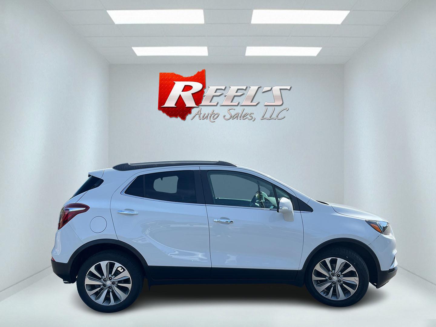 2017 White /Black Buick Encore Preferred FWD (KL4CJASB1HB) with an 1.4L I4 DOHC 16V TURBO engine, Automatic transmission, located at 547 E. Main St., Orwell, OH, 44076, (440) 437-5893, 41.535435, -80.847855 - 2017 Buick Encore Preferred FWD – Efficient Turbo Luxury in Summit White! This sharp 2017 Buick Encore Preferred FWD is a premium compact crossover that offers upscale comfort and excellent fuel efficiency. Powered by a peppy 1.4L Turbocharged EcoTec I4 engine paired with a smooth 6-speed automat - Photo#5