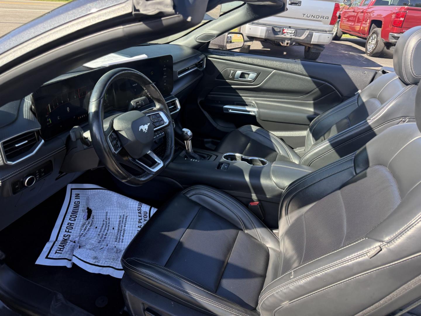 2024 Gray /Black Ford Mustang EcoBoost Premium Convertible (1FAGP8UH6R5) with an 2.3L I4 DOHC 16V Turbo 310 HP engine, Automatic transmission, located at 11115 Chardon Rd. , Chardon, OH, 44024, (440) 214-9705, 41.580246, -81.241943 - 2024 Ford Mustang Convertible Premium – Turbocharged Power, Open-Air Thrills, and Premium Luxury! This 2024 Ford Mustang Convertible Premium delivers the perfect mix of exhilarating performance and refined comfort in a stunning drop-top package. Powered by a responsive 2.3L I4 Turbocharged EcoBoo - Photo#7