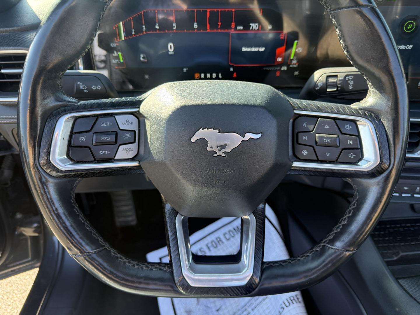 2024 Gray /Black Ford Mustang EcoBoost Premium Convertible (1FAGP8UH6R5) with an 2.3L I4 DOHC 16V Turbo 310 HP engine, Automatic transmission, located at 11115 Chardon Rd. , Chardon, OH, 44024, (440) 214-9705, 41.580246, -81.241943 - 2024 Ford Mustang Convertible Premium – Turbocharged Power, Open-Air Thrills, and Premium Luxury! This 2024 Ford Mustang Convertible Premium delivers the perfect mix of exhilarating performance and refined comfort in a stunning drop-top package. Powered by a responsive 2.3L I4 Turbocharged EcoBoo - Photo#11