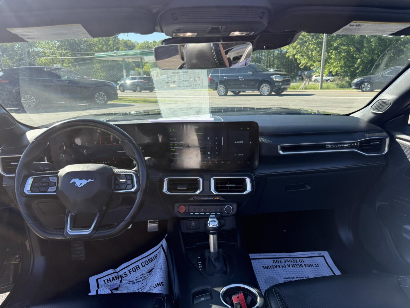 2024 Gray /Black Ford Mustang EcoBoost Premium Convertible (1FAGP8UH6R5) with an 2.3L I4 DOHC 16V Turbo 310 HP engine, Automatic transmission, located at 11115 Chardon Rd. , Chardon, OH, 44024, (440) 214-9705, 41.580246, -81.241943 - 2024 Ford Mustang Convertible Premium – Turbocharged Power, Open-Air Thrills, and Premium Luxury! This 2024 Ford Mustang Convertible Premium delivers the perfect mix of exhilarating performance and refined comfort in a stunning drop-top package. Powered by a responsive 2.3L I4 Turbocharged EcoBoo - Photo#20