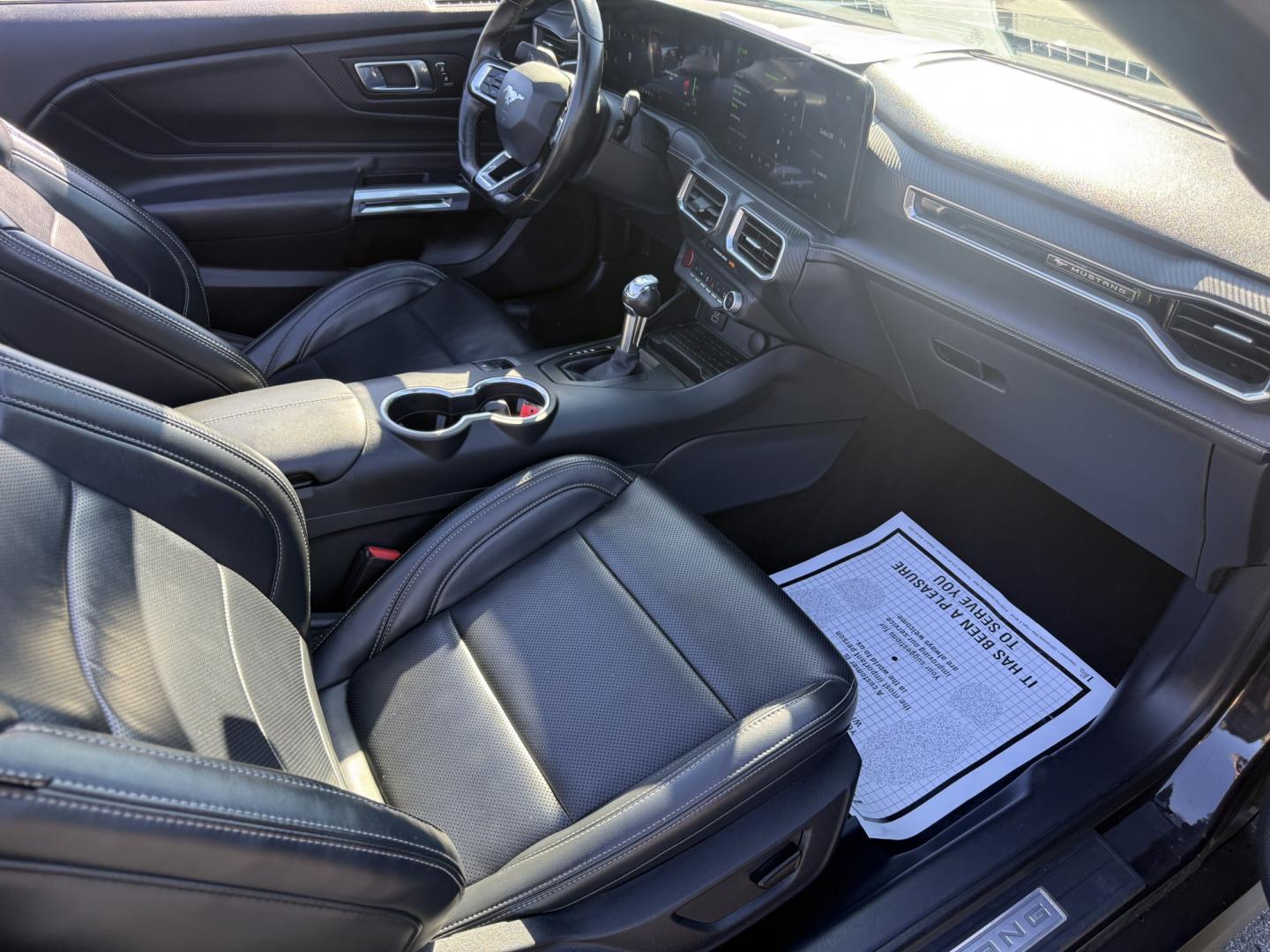 2024 Gray /Black Ford Mustang EcoBoost Premium Convertible (1FAGP8UH6R5) with an 2.3L I4 DOHC 16V Turbo 310 HP engine, Automatic transmission, located at 11115 Chardon Rd. , Chardon, OH, 44024, (440) 214-9705, 41.580246, -81.241943 - 2024 Ford Mustang Convertible Premium – Turbocharged Power, Open-Air Thrills, and Premium Luxury! This 2024 Ford Mustang Convertible Premium delivers the perfect mix of exhilarating performance and refined comfort in a stunning drop-top package. Powered by a responsive 2.3L I4 Turbocharged EcoBoo - Photo#37