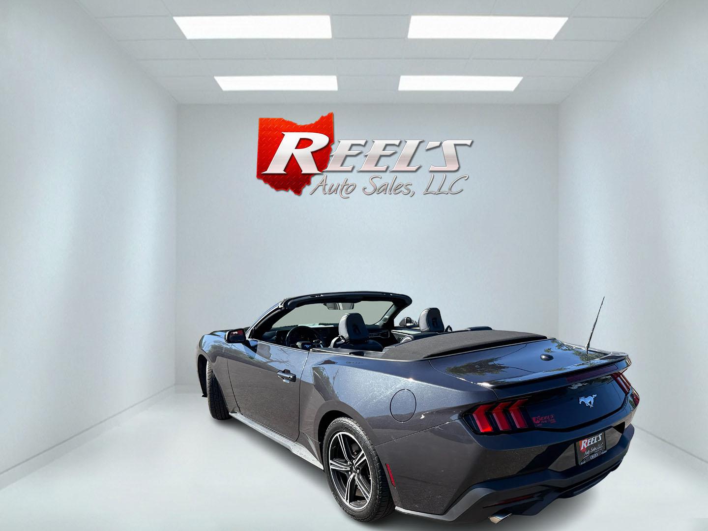 2024 Gray /Black Ford Mustang EcoBoost Premium Convertible (1FAGP8UH6R5) with an 2.3L I4 DOHC 16V Turbo 310 HP engine, Automatic transmission, located at 11115 Chardon Rd. , Chardon, OH, 44024, (440) 214-9705, 41.580246, -81.241943 - 2024 Ford Mustang Convertible Premium – Turbocharged Power, Open-Air Thrills, and Premium Luxury! This 2024 Ford Mustang Convertible Premium delivers the perfect mix of exhilarating performance and refined comfort in a stunning drop-top package. Powered by a responsive 2.3L I4 Turbocharged EcoBoo - Photo#27