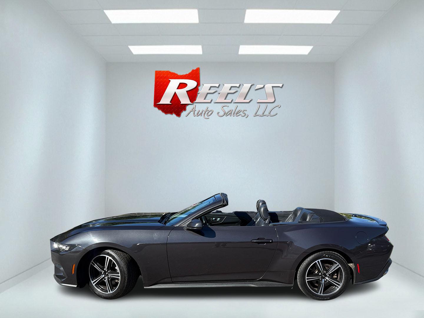2024 Gray /Black Ford Mustang EcoBoost Premium Convertible (1FAGP8UH6R5) with an 2.3L I4 DOHC 16V Turbo 310 HP engine, Automatic transmission, located at 11115 Chardon Rd. , Chardon, OH, 44024, (440) 214-9705, 41.580246, -81.241943 - 2024 Ford Mustang Convertible Premium – Turbocharged Power, Open-Air Thrills, and Premium Luxury! This 2024 Ford Mustang Convertible Premium delivers the perfect mix of exhilarating performance and refined comfort in a stunning drop-top package. Powered by a responsive 2.3L I4 Turbocharged EcoBoo - Photo#30