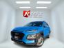 2020 Blue /Black Hyundai Kona SEL AWD (KM8K2CAA7LU) with an 2.0L I4 DOHC 16V engine, Automatic transmission, located at 547 E. Main St., Orwell, OH, 44076, (440) 437-5893, 41.535435, -80.847855 - 2020 Hyundai Kona SEL AWD – Stylish Compact Crossover with Strong Safety Features and All-Weather Capability! This sharp 2020 Hyundai Kona SEL AWD is a fun-to-drive compact crossover that offers great efficiency, modern safety technology, and confident all-weather performance. Powered by a reliab - Photo#0
