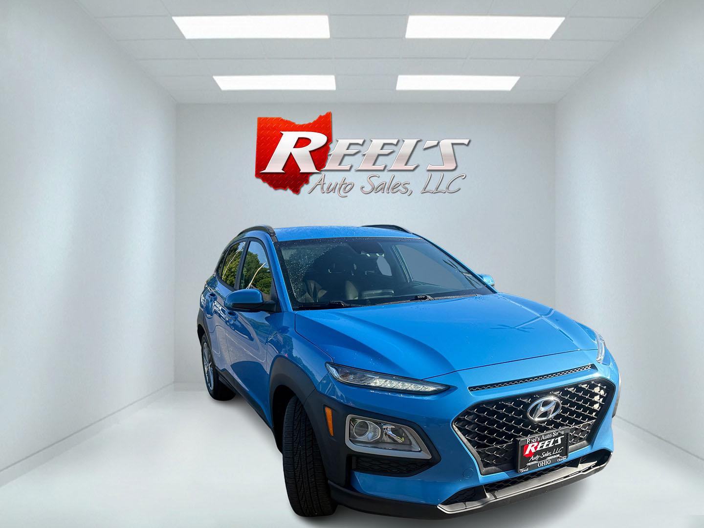 2020 Blue /Black Hyundai Kona SEL AWD (KM8K2CAA7LU) with an 2.0L I4 DOHC 16V engine, Automatic transmission, located at 547 E. Main St., Orwell, OH, 44076, (440) 437-5893, 41.535435, -80.847855 - 2020 Hyundai Kona SEL AWD – Stylish Compact Crossover with Strong Safety Features and All-Weather Capability! This sharp 2020 Hyundai Kona SEL AWD is a fun-to-drive compact crossover that offers great efficiency, modern safety technology, and confident all-weather performance. Powered by a reliab - Photo#2