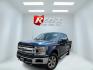 2018 Blue /Gray Ford F-150 XLT SuperCrew 5.5-ft. 4WD (1FTEW1E53JF) with an 5.0L V8 OHV 32V engine, Automatic transmission, located at 547 E. Main St., Orwell, OH, 44076, (440) 437-5893, 41.535435, -80.847855 - 2018 Ford F-150 XLT Crew Cab – Coyote V8 Power with Strong Towing and Extended-Range Fuel Tank! This clean 2018 Ford F-150 XLT Crew Cab is a capable and practical full-size truck that’s ready for work or weekend adventures. Powered by Ford’s legendary 5.0L Coyote V8 engine with flex fuel capa- Photo#0