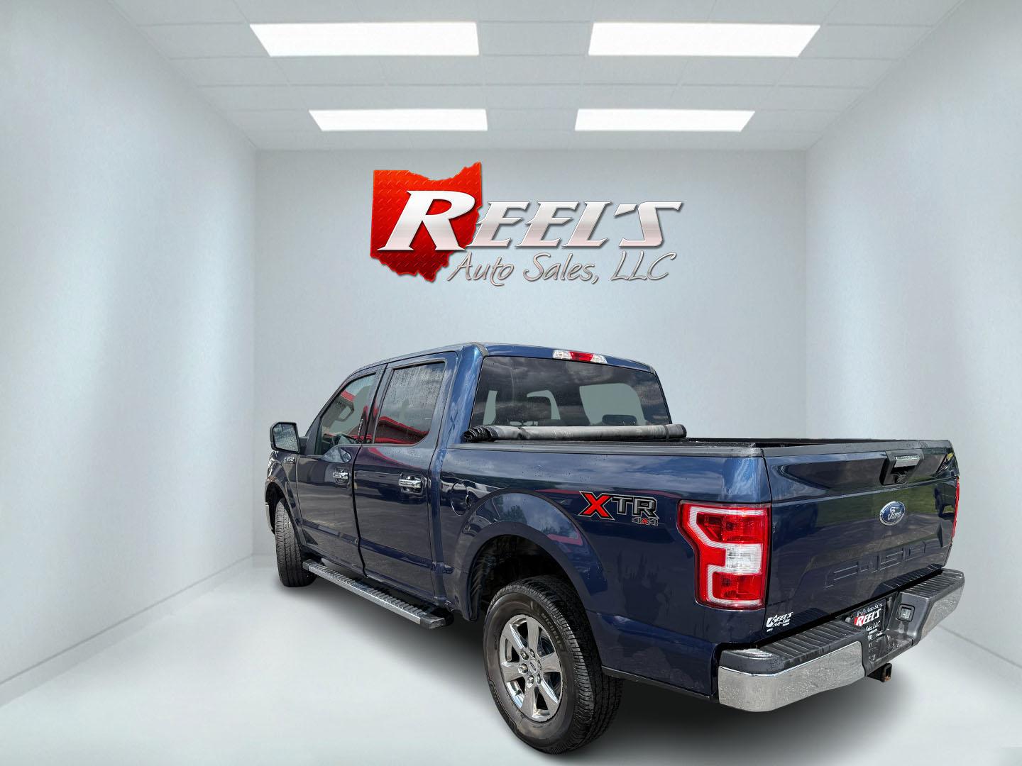 2018 Blue /Gray Ford F-150 XLT SuperCrew 5.5-ft. 4WD (1FTEW1E53JF) with an 5.0L V8 OHV 32V engine, Automatic transmission, located at 547 E. Main St., Orwell, OH, 44076, (440) 437-5893, 41.535435, -80.847855 - 2018 Ford F-150 XLT Crew Cab – Coyote V8 Power with Strong Towing and Extended-Range Fuel Tank! This clean 2018 Ford F-150 XLT Crew Cab is a capable and practical full-size truck that’s ready for work or weekend adventures. Powered by Ford’s legendary 5.0L Coyote V8 engine with flex fuel capa- Photo#28