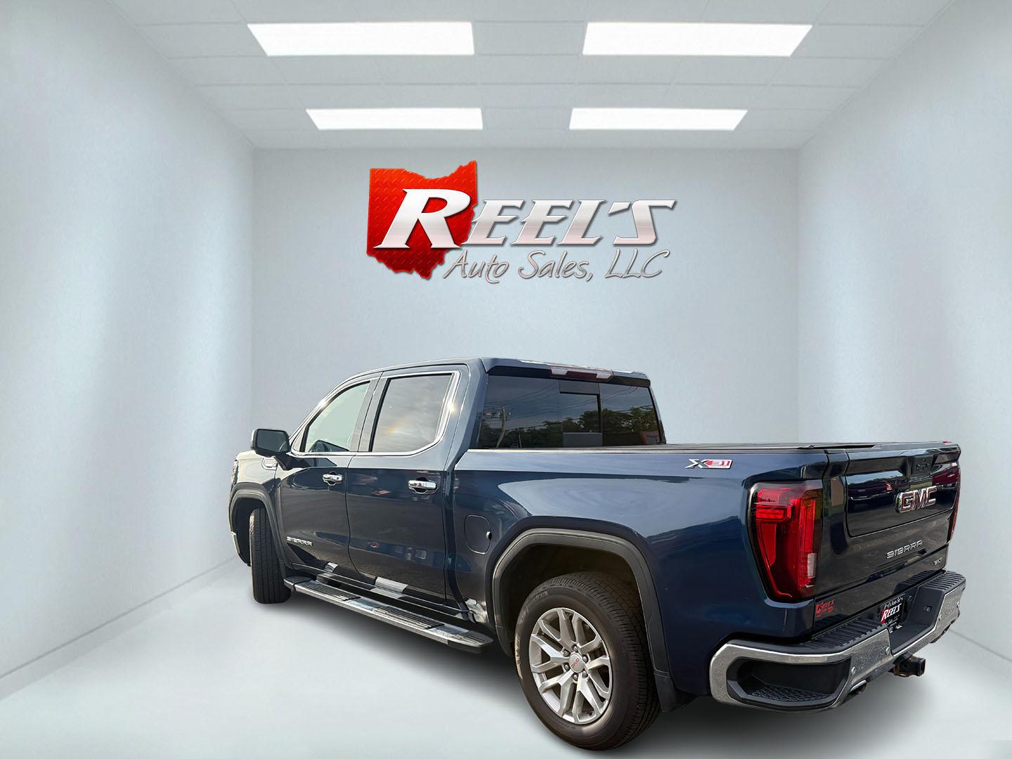 2020 Blue /Black GMC Sierra 1500 SLT Crew Cab Short Box 4WD (3GTU9DED0LG) with an 5.3L V8 OHV 16V engine, Automatic transmission, located at 547 E. Main St., Orwell, OH, 44076, (440) 437-5893, 41.535435, -80.847855 - 2020 GMC Sierra 1500 SLT Crew Cab 4WD – Texas Edition with X31 Off-Road Package and Loaded Luxury Features! This sharp 2020 GMC Sierra 1500 SLT Crew Cab 4WD is a premium, well-equipped truck that combines strong performance, off-road capability, and upscale comfort. Powered by a reliable 5.3L Eco- Photo#32