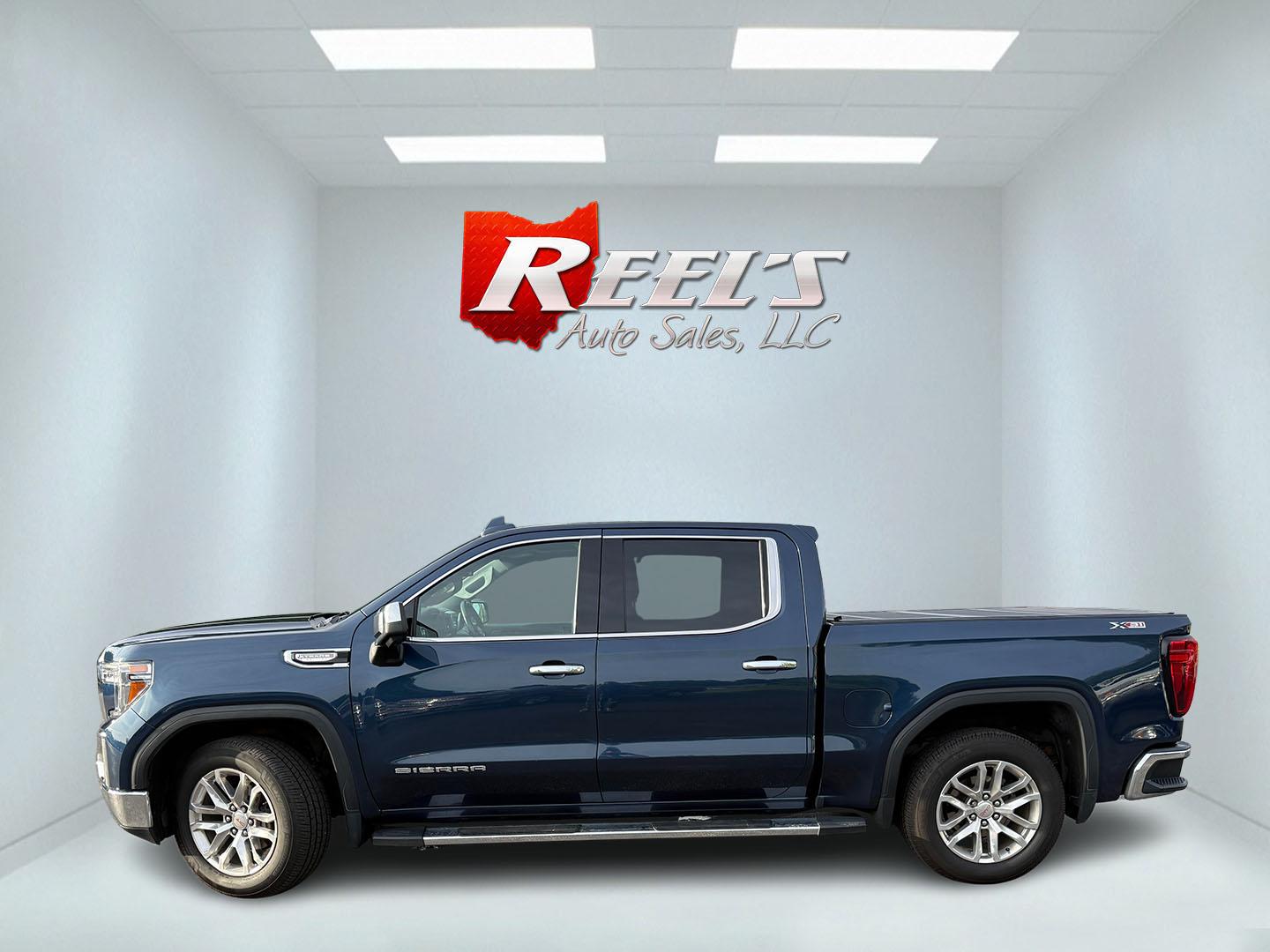 2020 Blue /Black GMC Sierra 1500 SLT Crew Cab Short Box 4WD (3GTU9DED0LG) with an 5.3L V8 OHV 16V engine, Automatic transmission, located at 547 E. Main St., Orwell, OH, 44076, (440) 437-5893, 41.535435, -80.847855 - 2020 GMC Sierra 1500 SLT Crew Cab 4WD – Texas Edition with X31 Off-Road Package and Loaded Luxury Features! This sharp 2020 GMC Sierra 1500 SLT Crew Cab 4WD is a premium, well-equipped truck that combines strong performance, off-road capability, and upscale comfort. Powered by a reliable 5.3L Eco- Photo#35