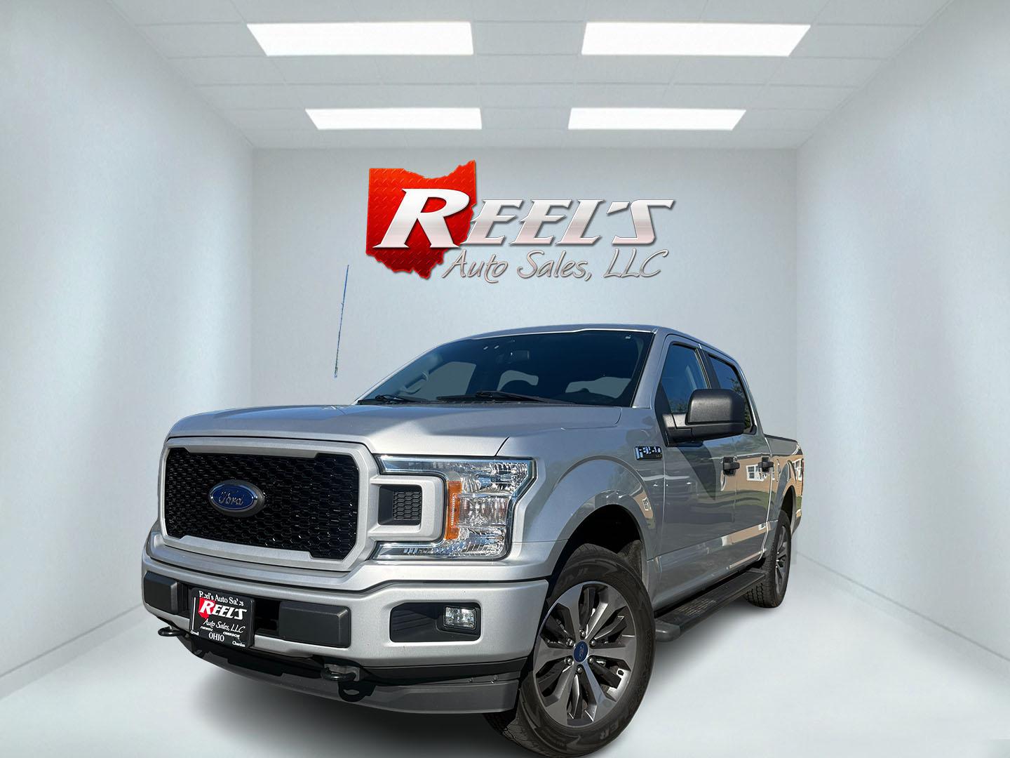 2019 Silver /Black Ford F-150 STX SuperCrew 5.5-ft. Bed 4WD (1FTEW1EP1KF) with an 2.7L V6 DOHC 24V TWIN TURBO engine, Automatic transmission, located at 11115 Chardon Rd. , Chardon, OH, 44024, (440) 214-9705, 41.580246, -81.241943 - 2019 Ford F-150 STX Crew Cab 4WD – Twin-Turbo Power with FX4 Off-Road Package and Strong Towing! This 2019 Ford F-150 STX Crew Cab 4WD is a sharp, capable truck that combines modern performance with real work-ready features. Powered by the responsive 2.7L Twin-Turbo EcoBoost V6 engine paired with- Photo#0