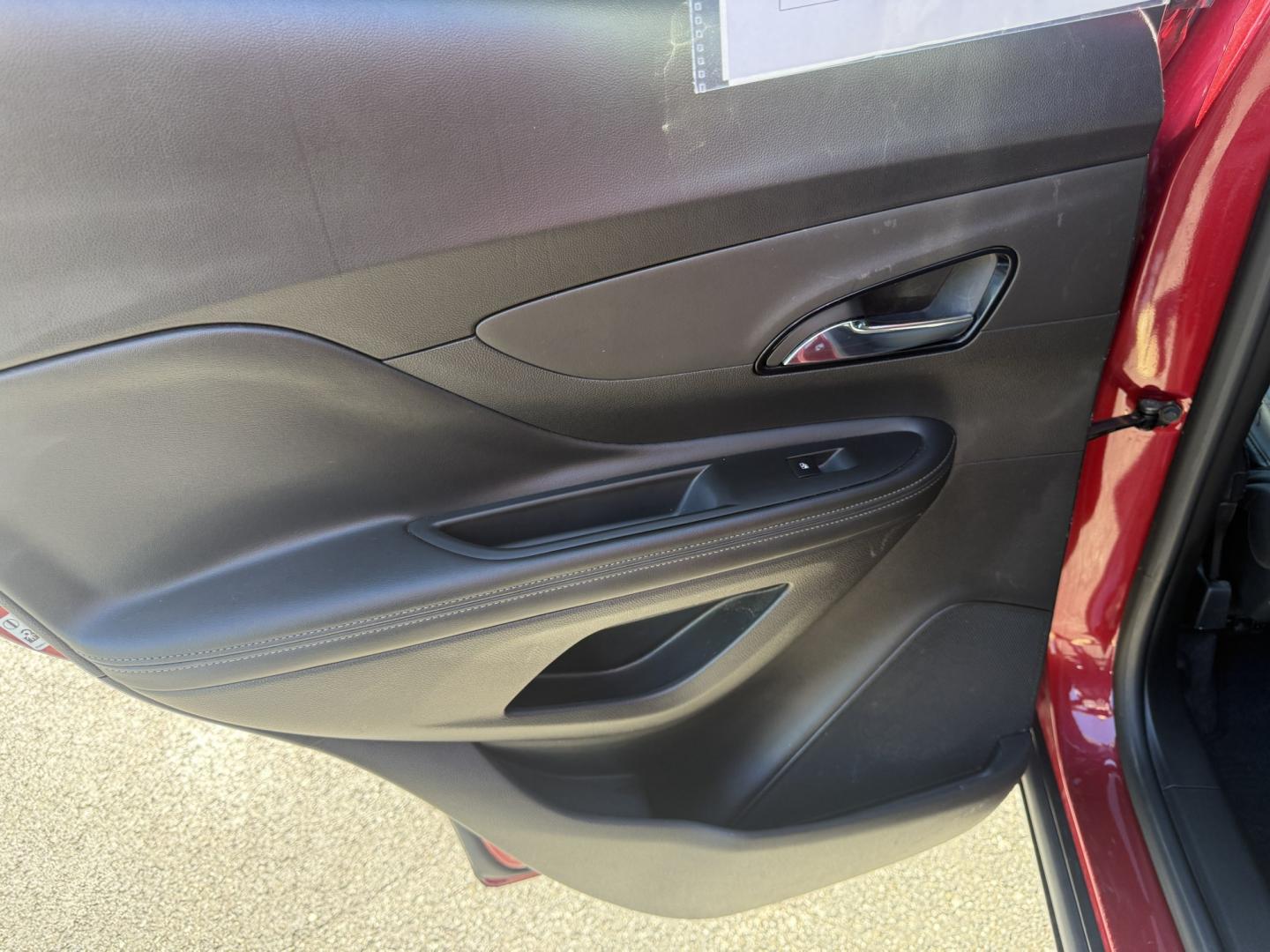 2017 Red /Black Buick Encore Essence FWD (KL4CJCSBXHB) with an 1.4L I4 DOHC 16V TURBO engine, Automatic transmission, located at 11115 Chardon Rd. , Chardon, OH, 44024, (440) 214-9705, 41.580246, -81.241943 - 2017 Buick Encore Essence FWD – Premium Compact Luxury with Leather, Heated Steering Wheel, and Excellent Efficiency! This sharp 2017 Buick Encore Essence FWD is a well-equipped upscale crossover that delivers a quiet, comfortable ride with modern features and strong fuel economy. Powered by a pe- Photo#34