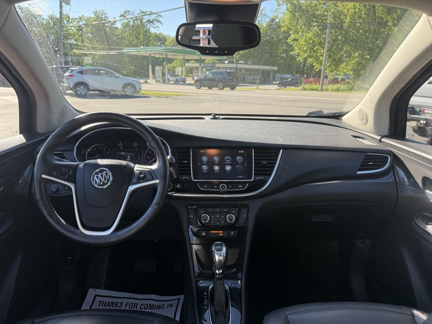 2017 Red /Black Buick Encore Essence FWD (KL4CJCSBXHB) with an 1.4L I4 DOHC 16V TURBO engine, Automatic transmission, located at 11115 Chardon Rd. , Chardon, OH, 44024, (440) 214-9705, 41.580246, -81.241943 - 2017 Buick Encore Essence FWD – Premium Compact Luxury with Leather, Heated Steering Wheel, and Excellent Efficiency! This sharp 2017 Buick Encore Essence FWD is a well-equipped upscale crossover that delivers a quiet, comfortable ride with modern features and strong fuel economy. Powered by a pe- Photo#22