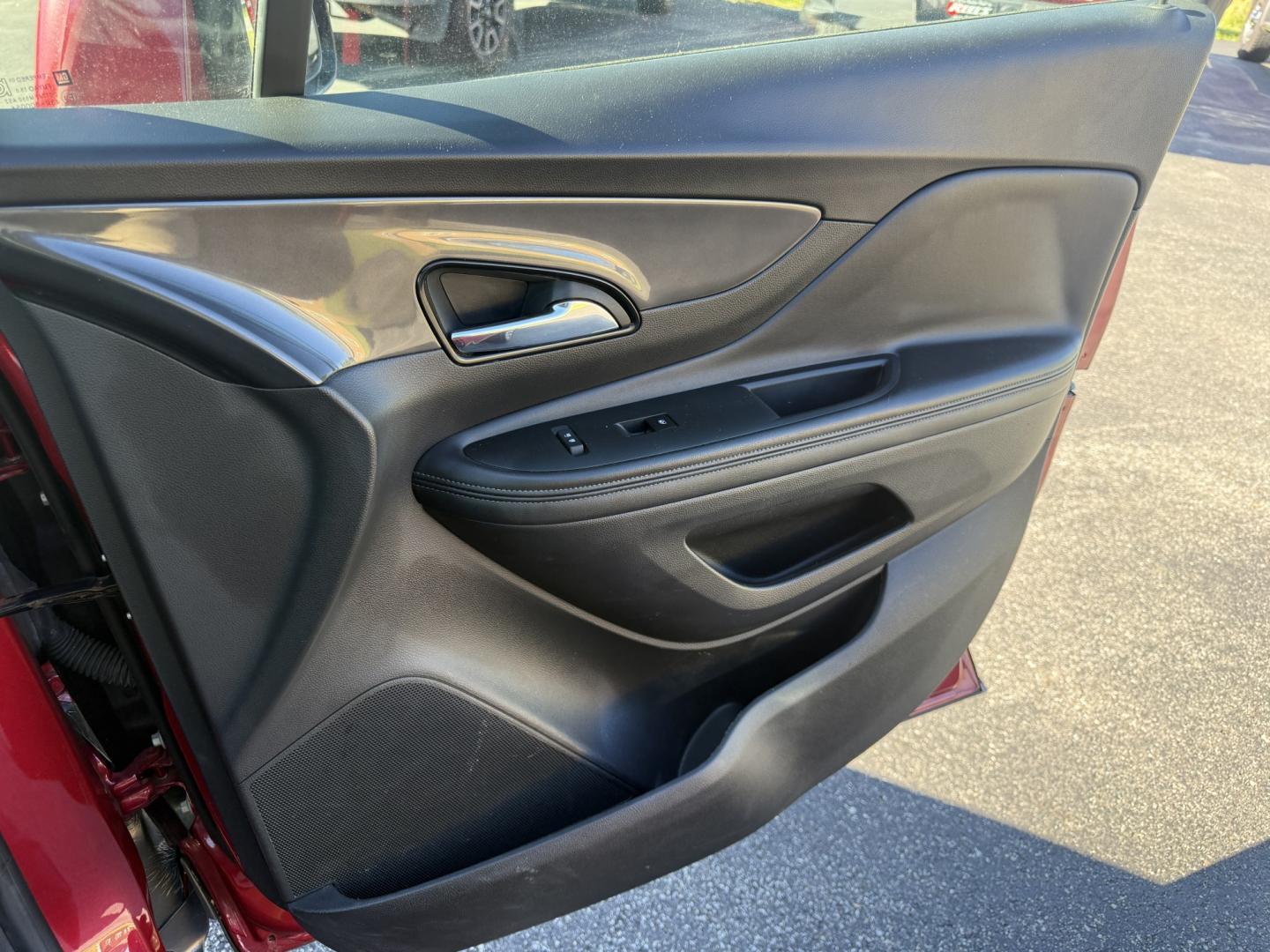 2017 Red /Black Buick Encore Essence FWD (KL4CJCSBXHB) with an 1.4L I4 DOHC 16V TURBO engine, Automatic transmission, located at 11115 Chardon Rd. , Chardon, OH, 44024, (440) 214-9705, 41.580246, -81.241943 - 2017 Buick Encore Essence FWD – Premium Compact Luxury with Leather, Heated Steering Wheel, and Excellent Efficiency! This sharp 2017 Buick Encore Essence FWD is a well-equipped upscale crossover that delivers a quiet, comfortable ride with modern features and strong fuel economy. Powered by a pe- Photo#41